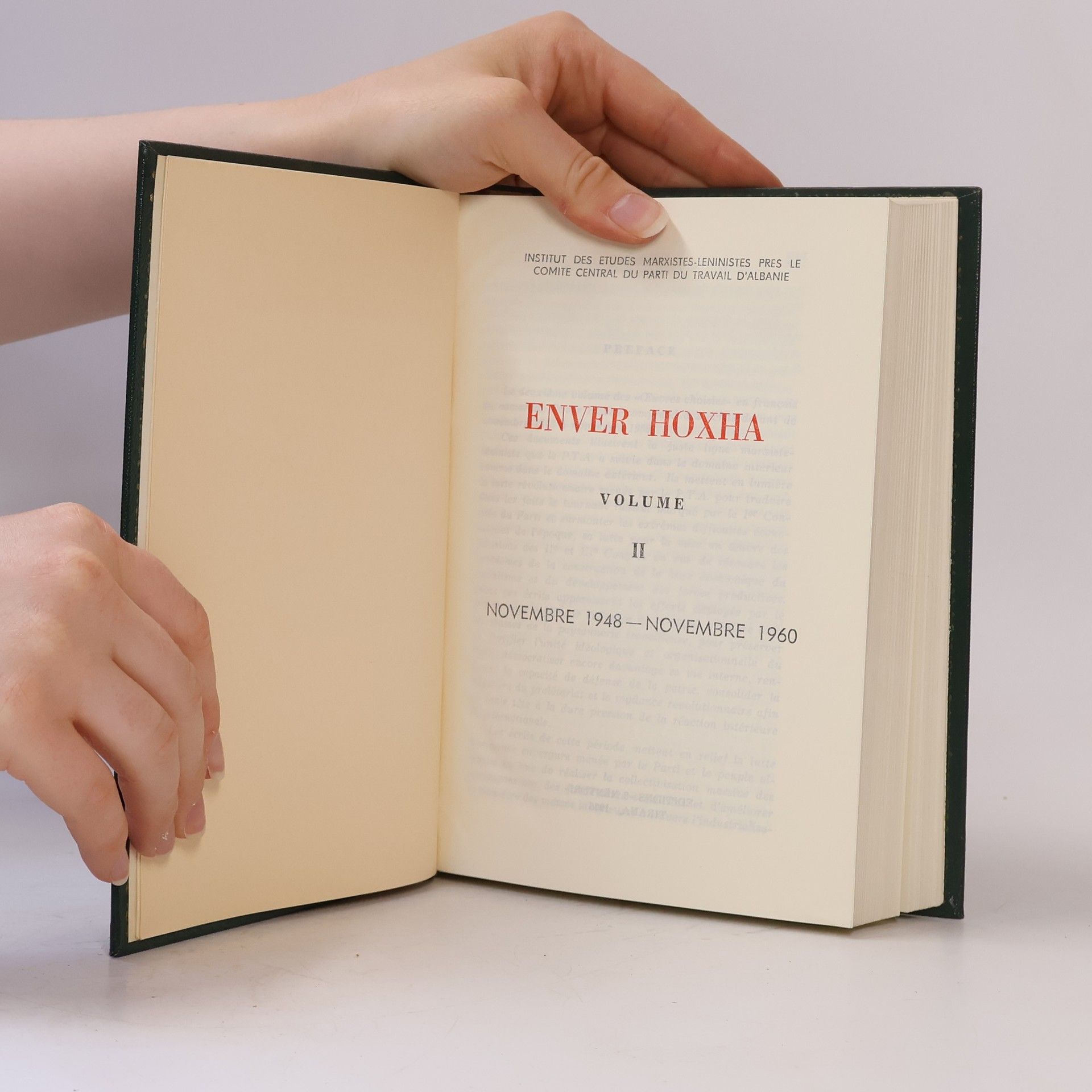 Enver Hoxha Œuvres choisies II