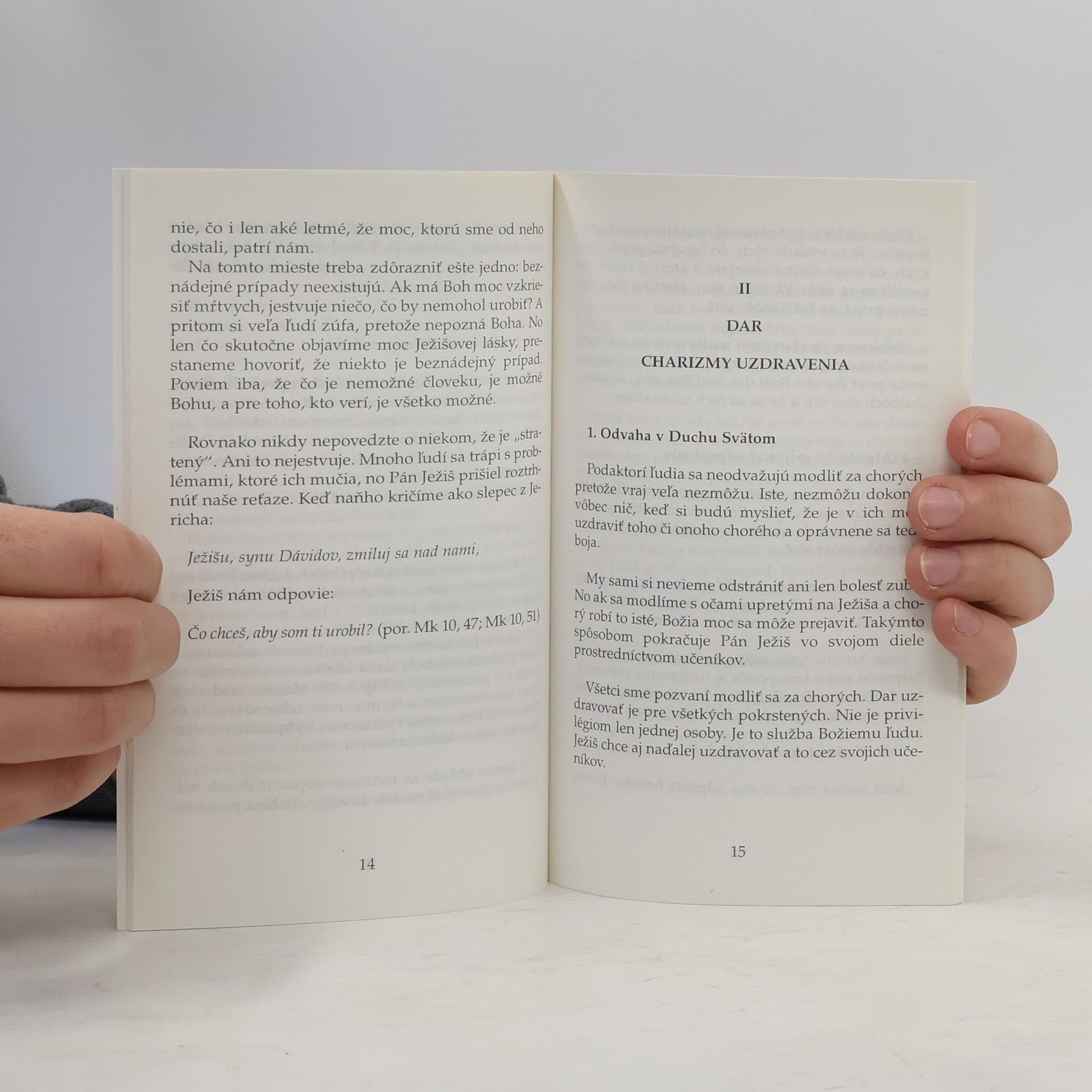 Emiliano Tardif Charizma uzdravovania