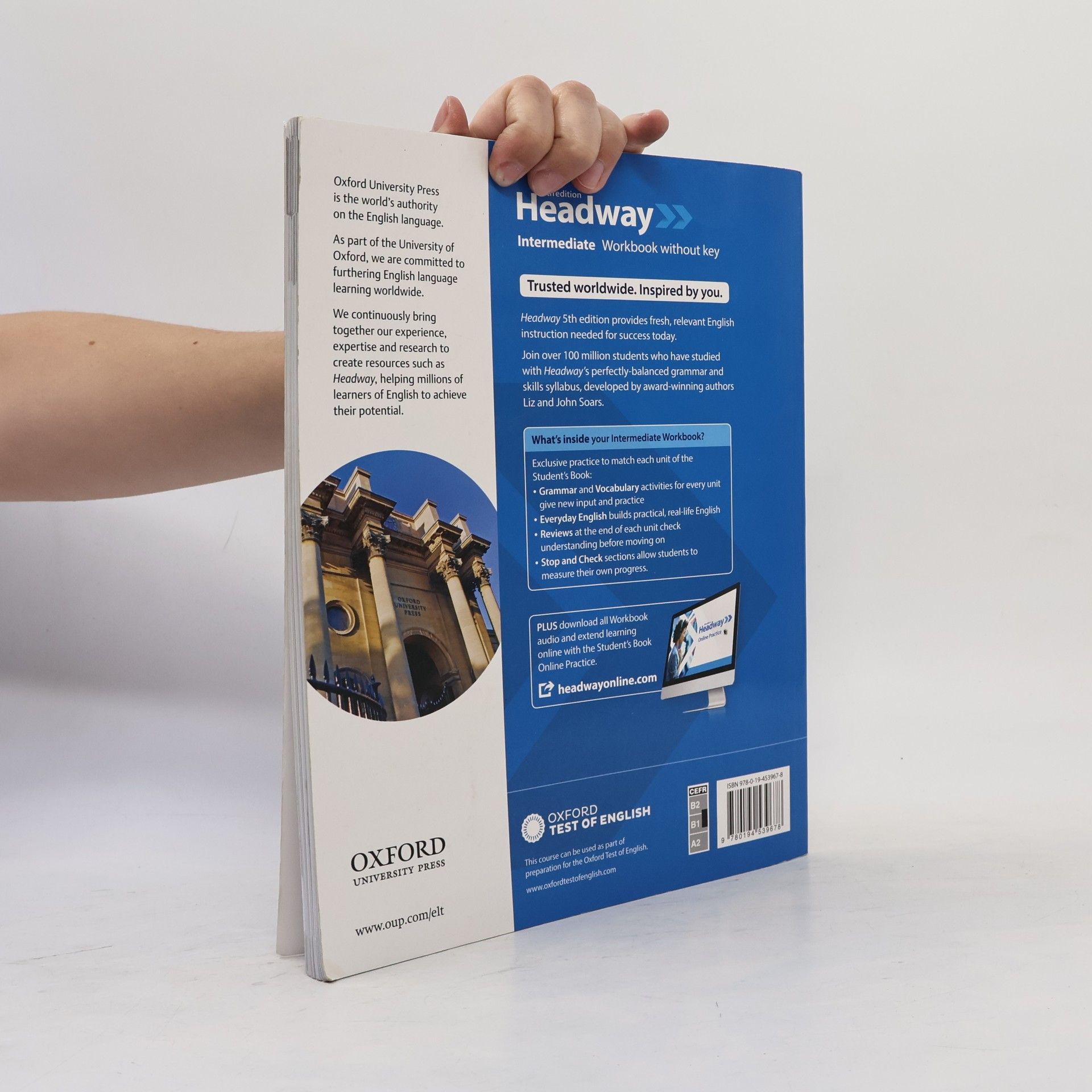 Liz Soars New Headway Intermediate Workbook without Answer Key (5th)
