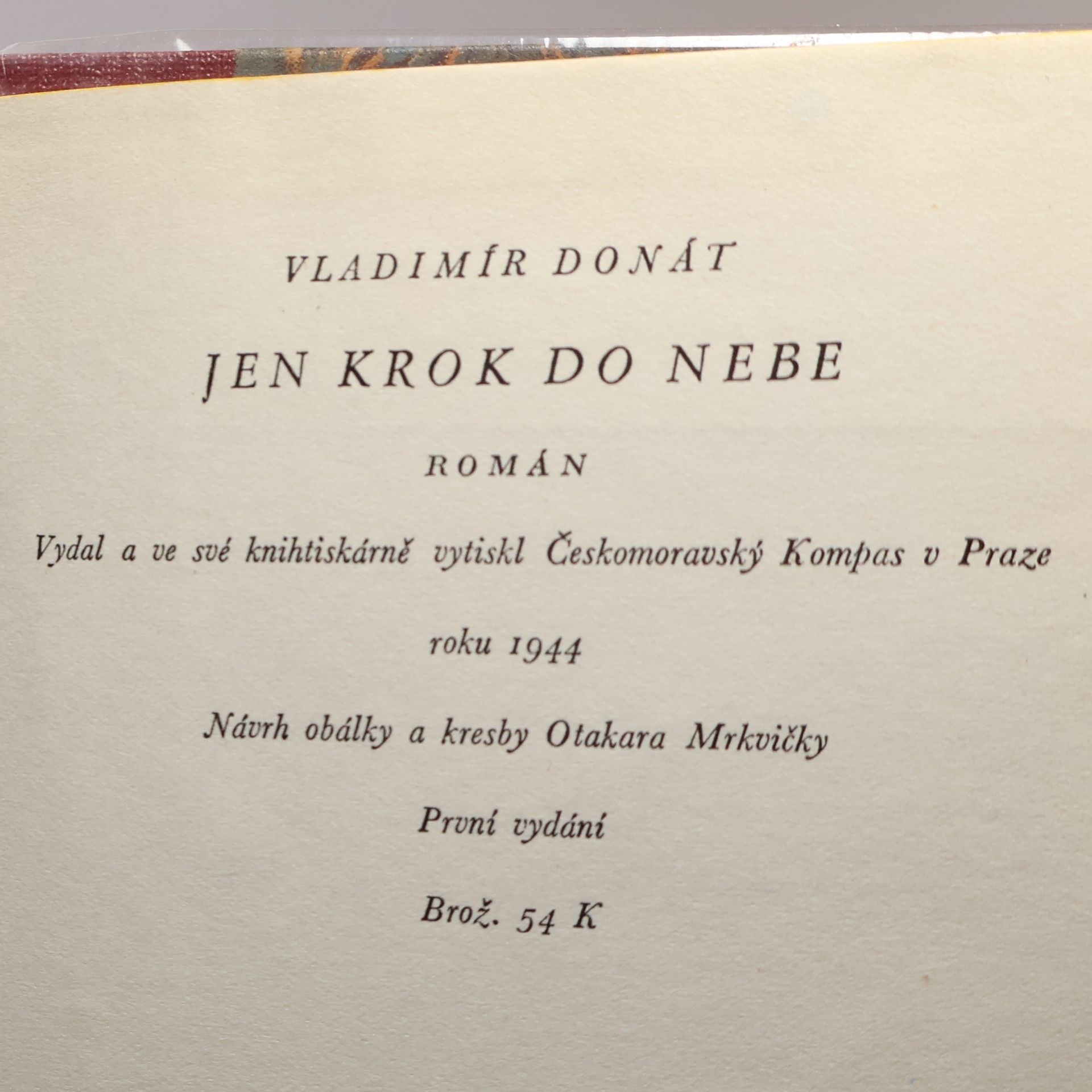 Vladimír Donát Jen krok do nebe