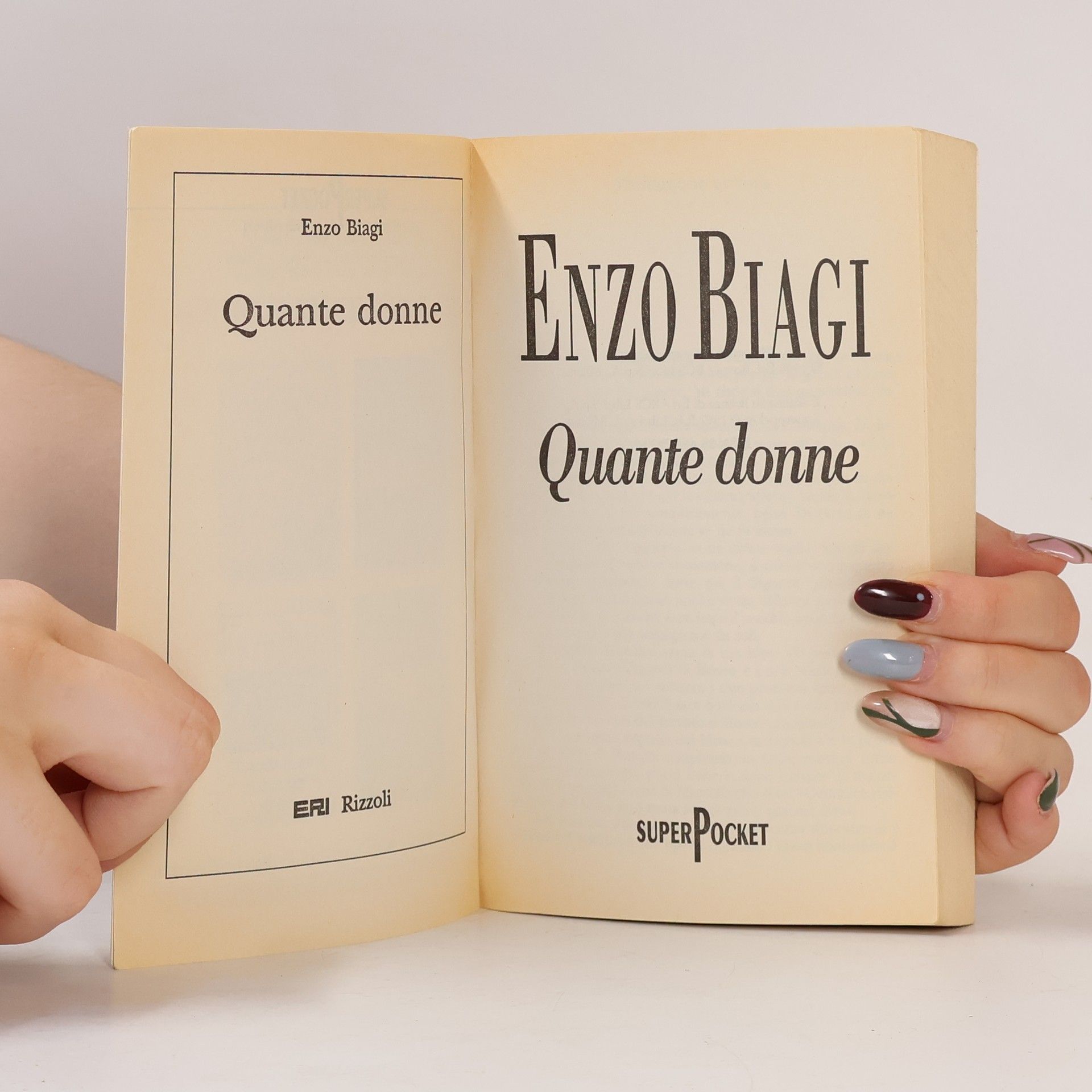 Enzo Biagi Quante donne