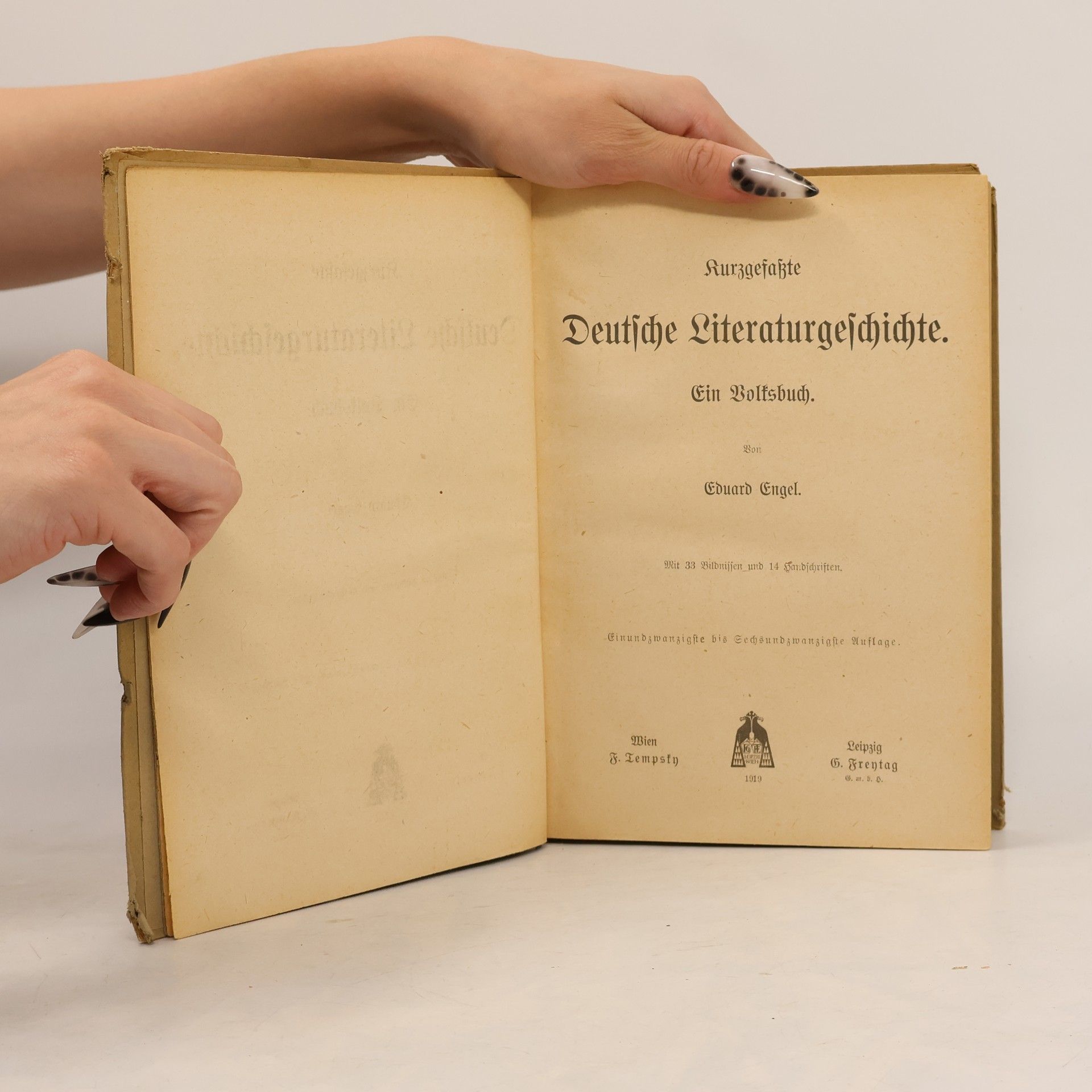 Eduard Engel Kurzgefaßte Deutsche Literaturgeschichte