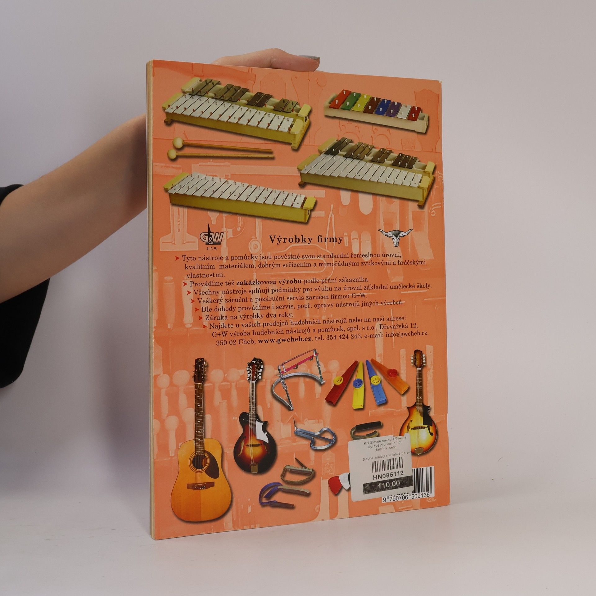G+W Slavné melodie v lehké úpravě pro klavír 1.díl+CD