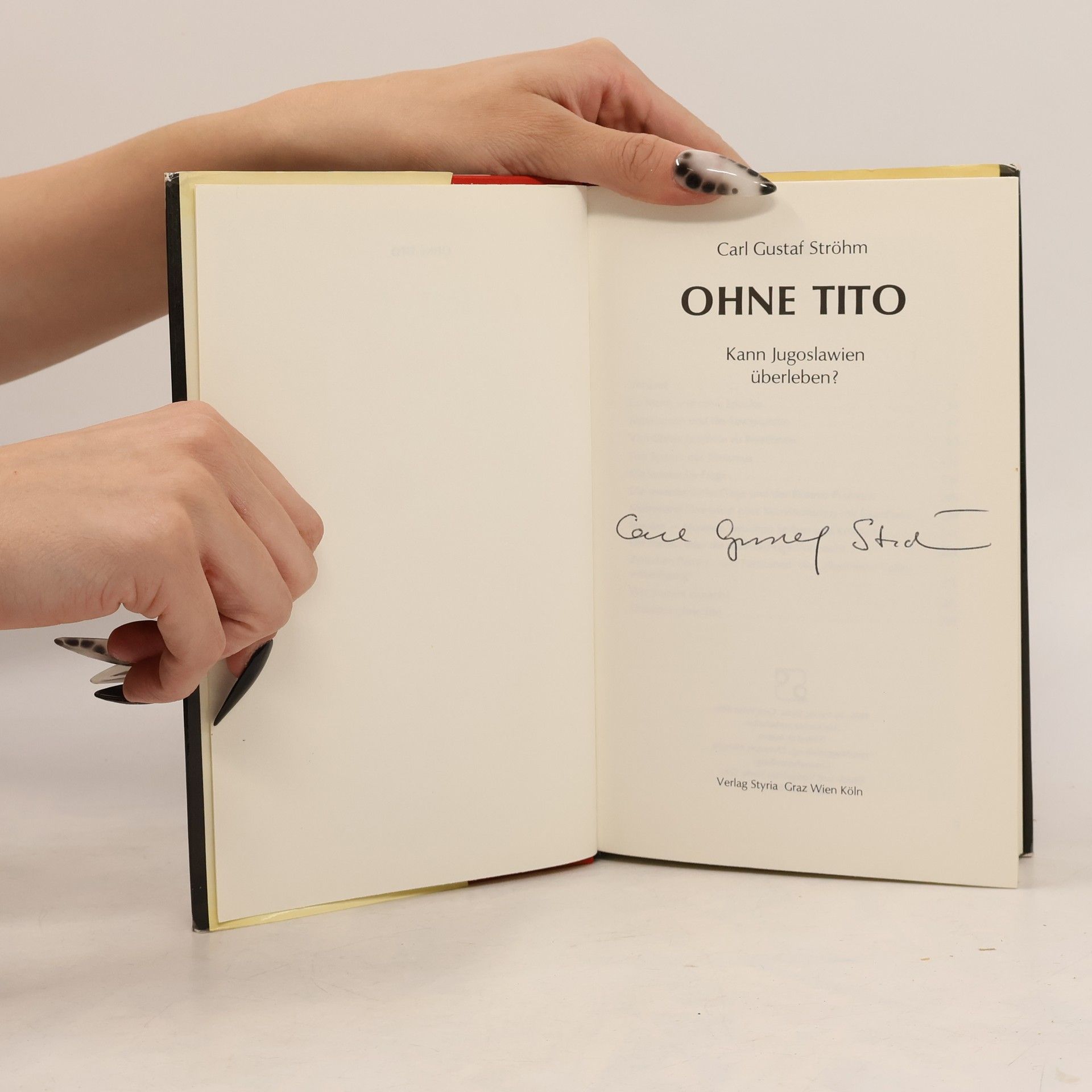 Carl Gustaf Ströhm Ohne Tito