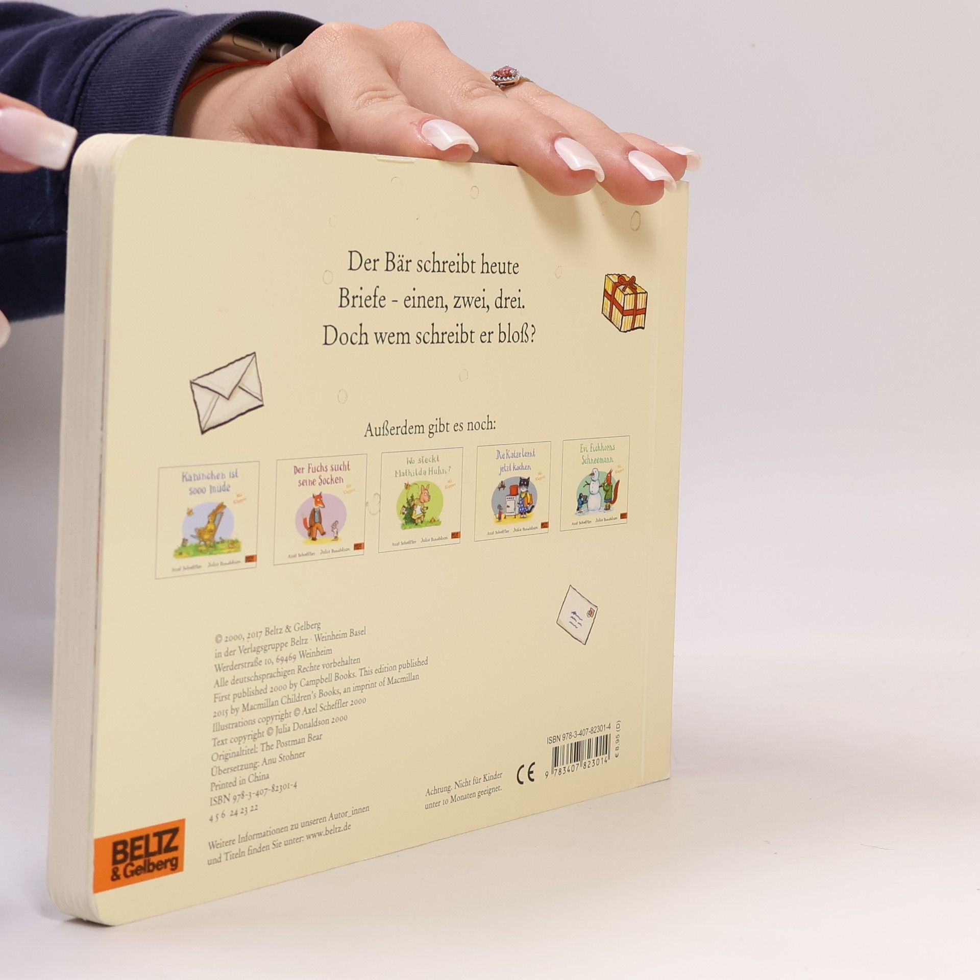Axel Scheffler Der Bär schreibt heute Briefe