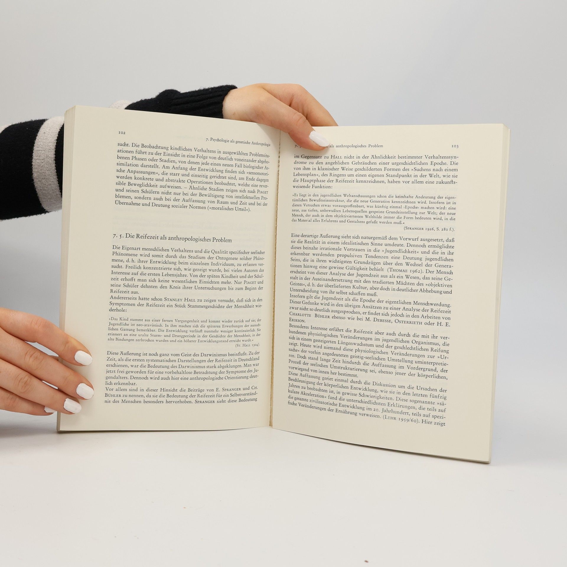 Hans Thomae Einführung in die Psychologie 7