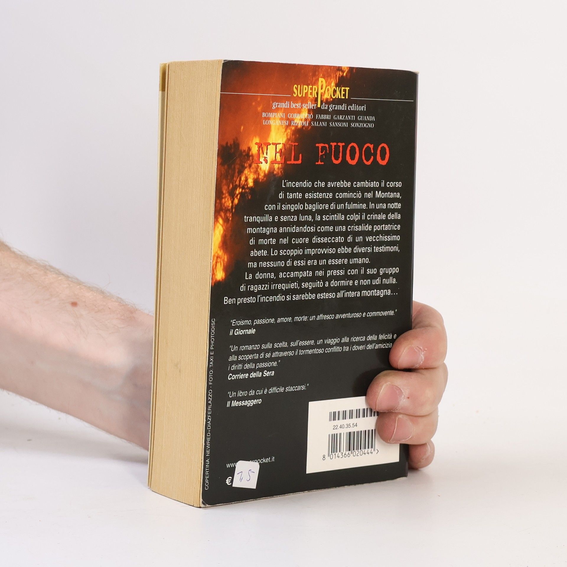 Nicholas Evans SUPER Pocket - 182: Nel fuoco