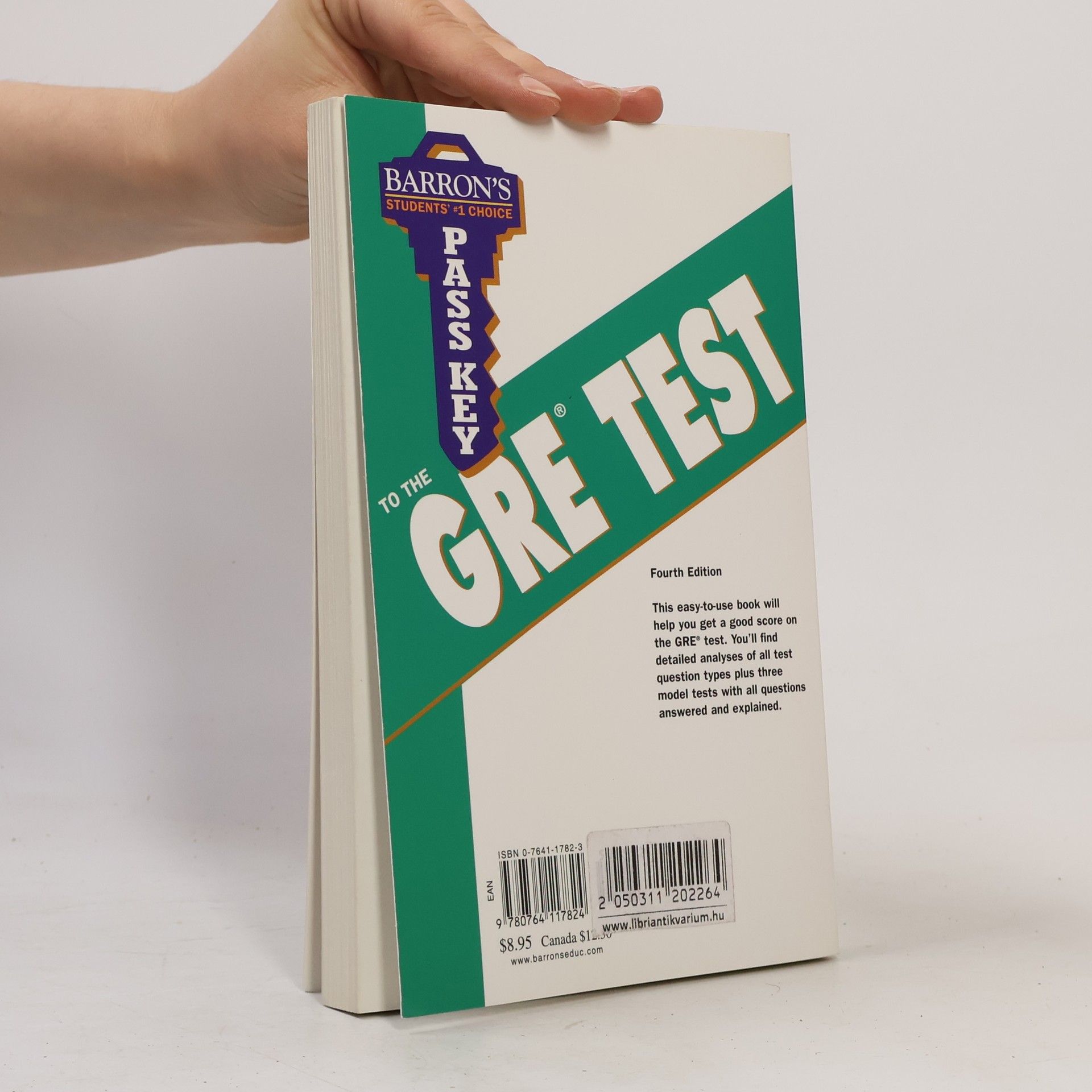 Sharon Weiner Green Barron's Pass Key to the GRE Test