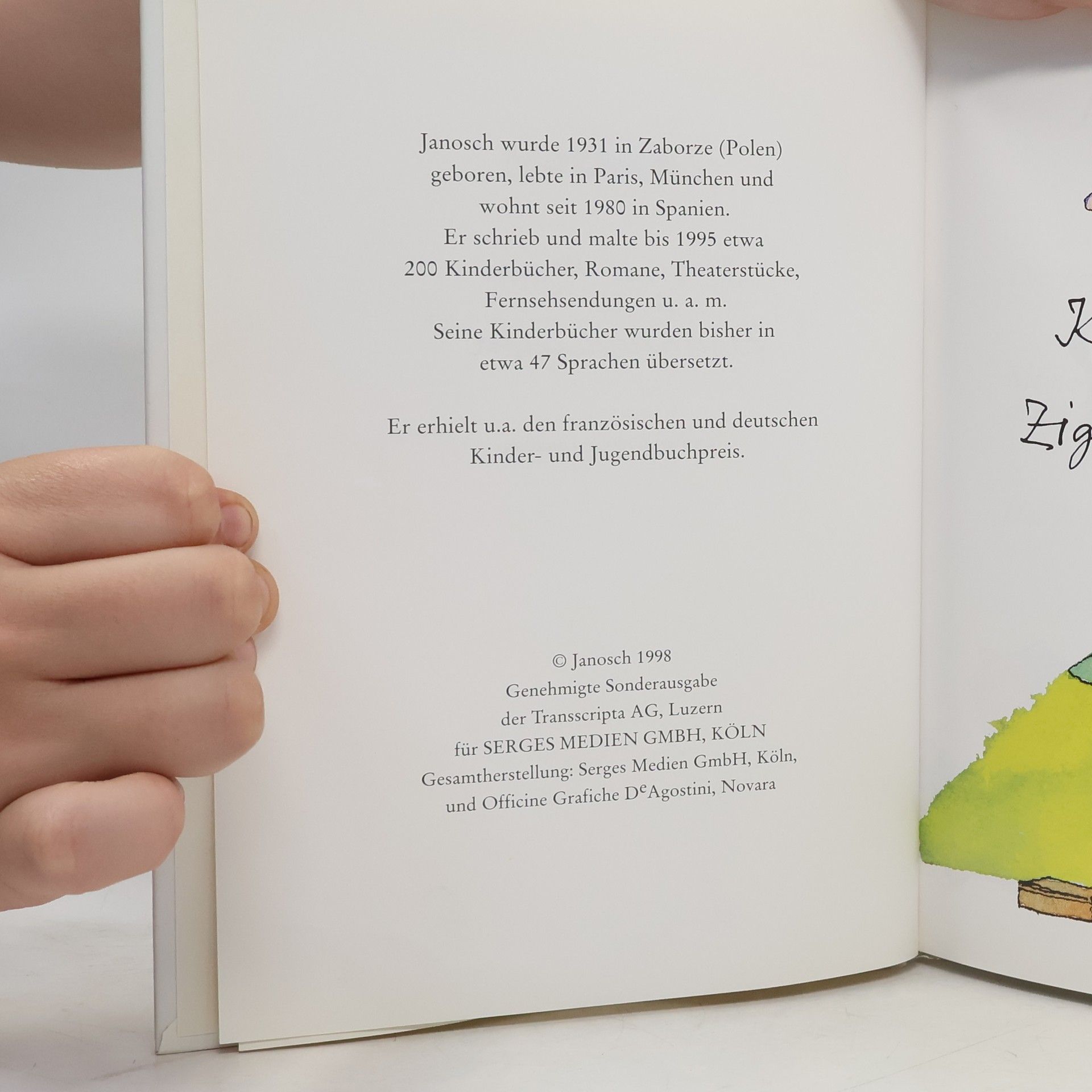 Janosch Kleiner Mann in der Zigarilloschachtel