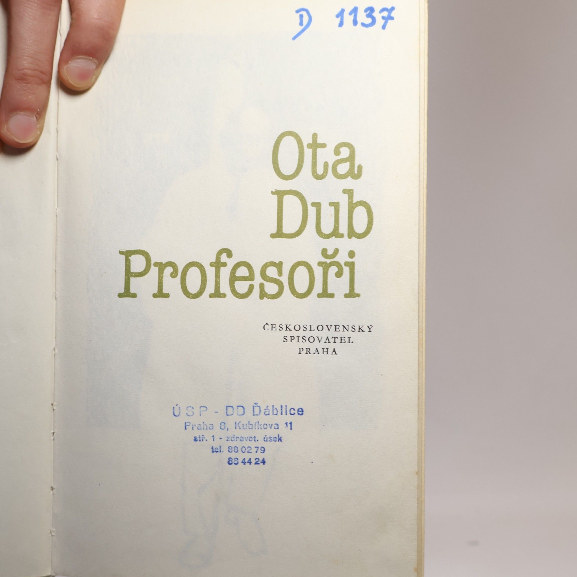 Ota Dub Profesoři