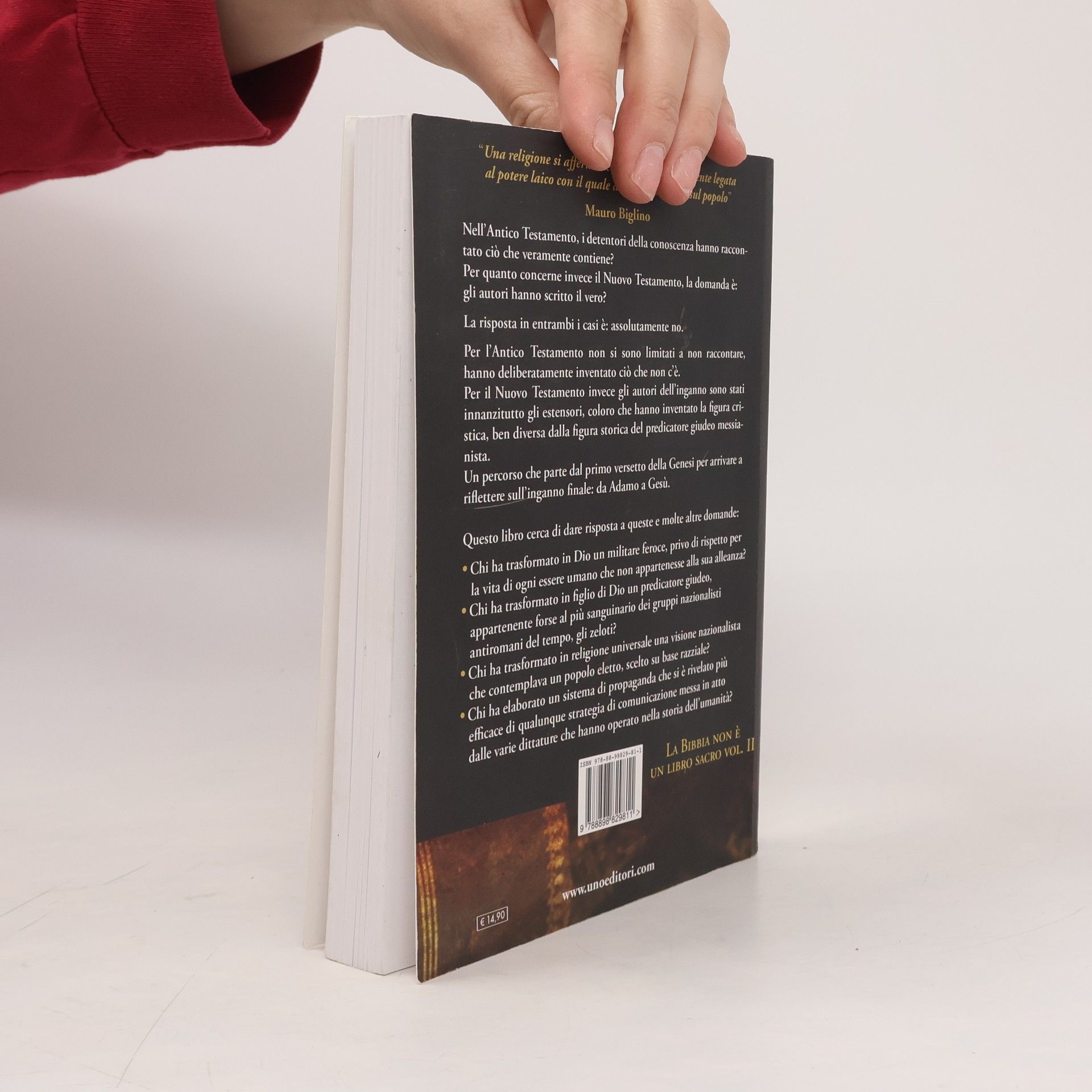 Mauro Biglino Antico e Nuovo Testamento. Libri senza Dio. Come le religioni sono state costruite a tavolino per mantenere il potere