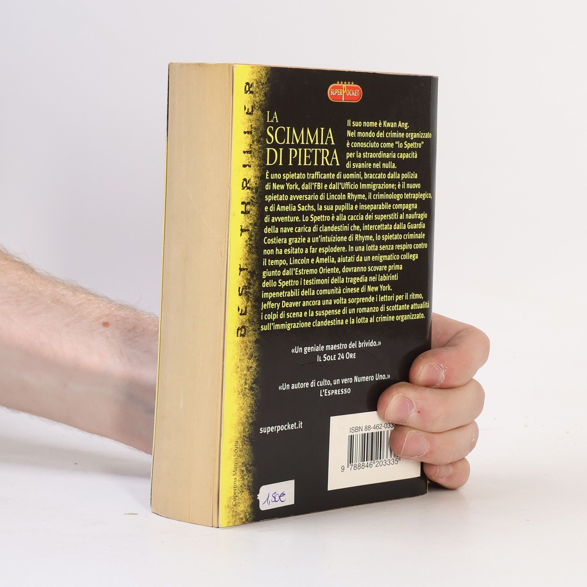 Jeffery Deaver La scimmia di pietra