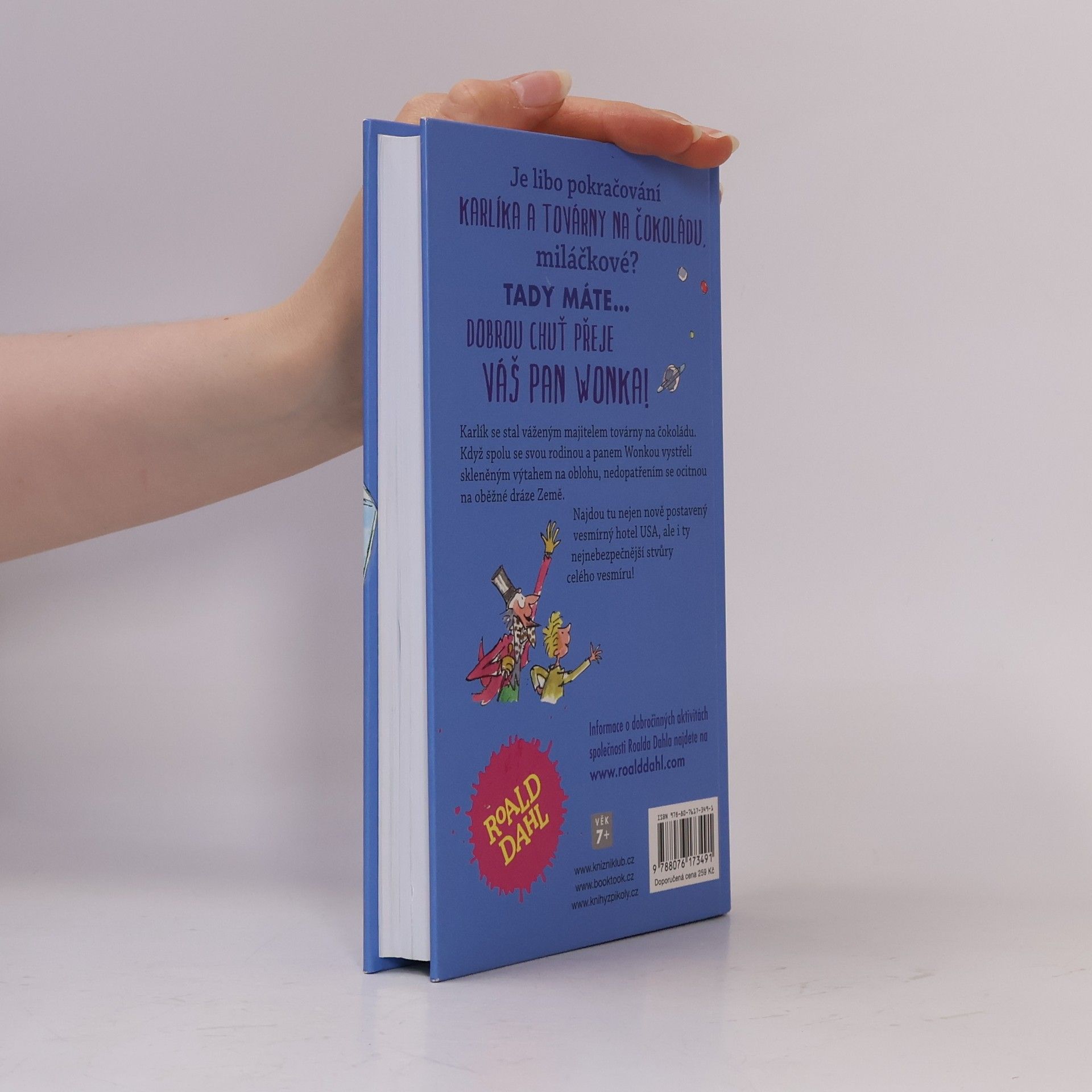 Roald Dahl Karlík a velký skleněný výtah