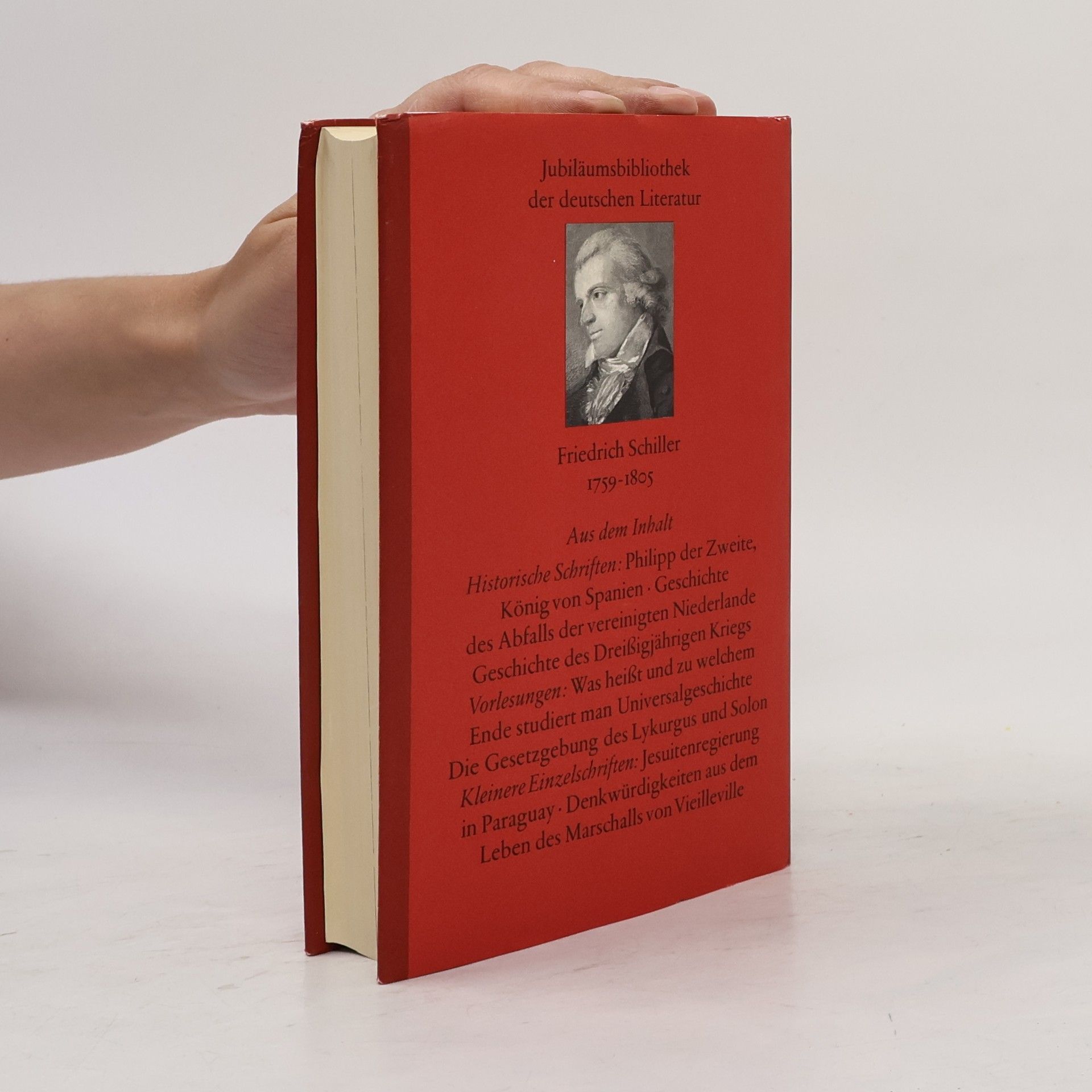 Friedrich Schiller Sämtliche Werke 4: Historische Schriften
