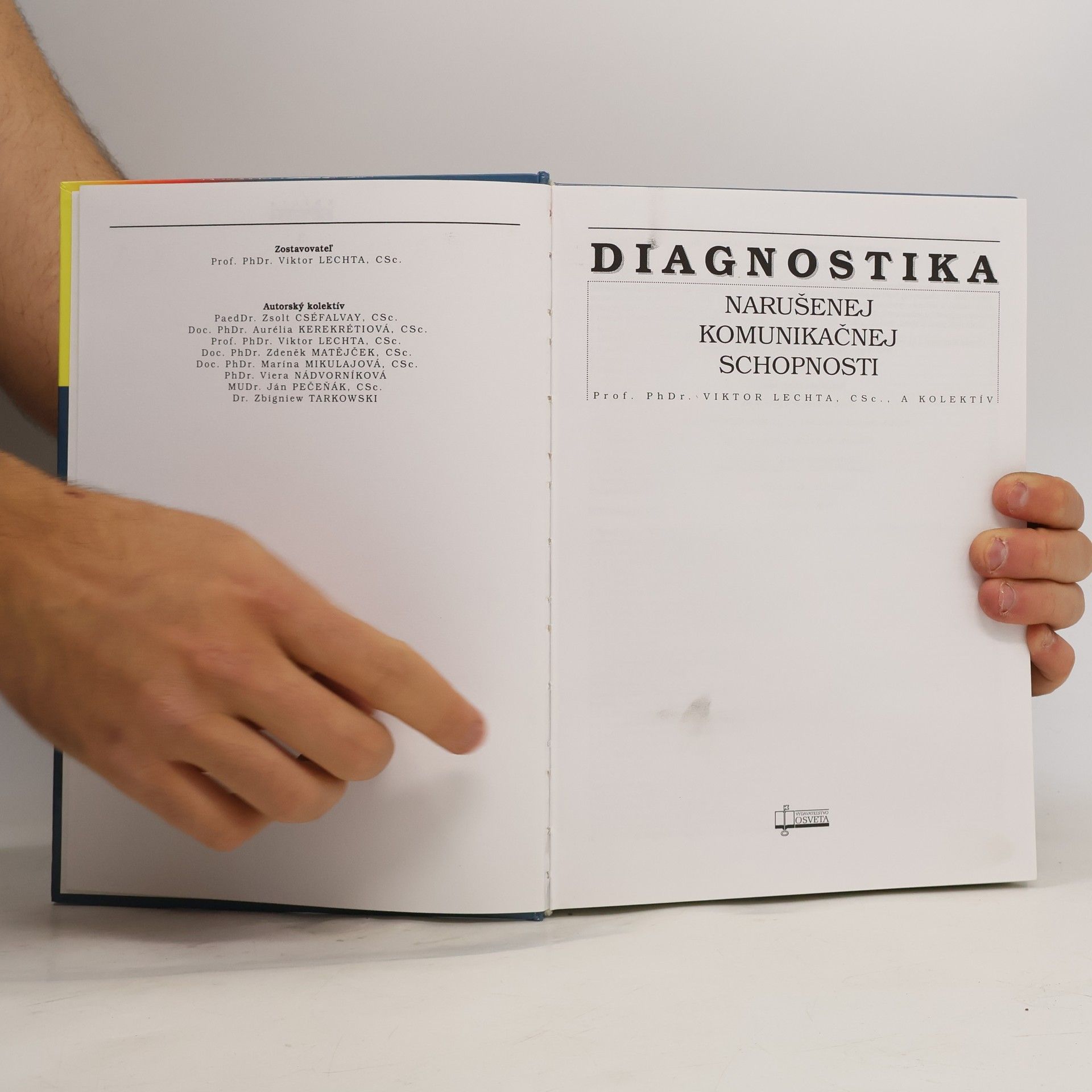 Viktor Lechta Diagnostika narušenej komunikačnej schopnosti