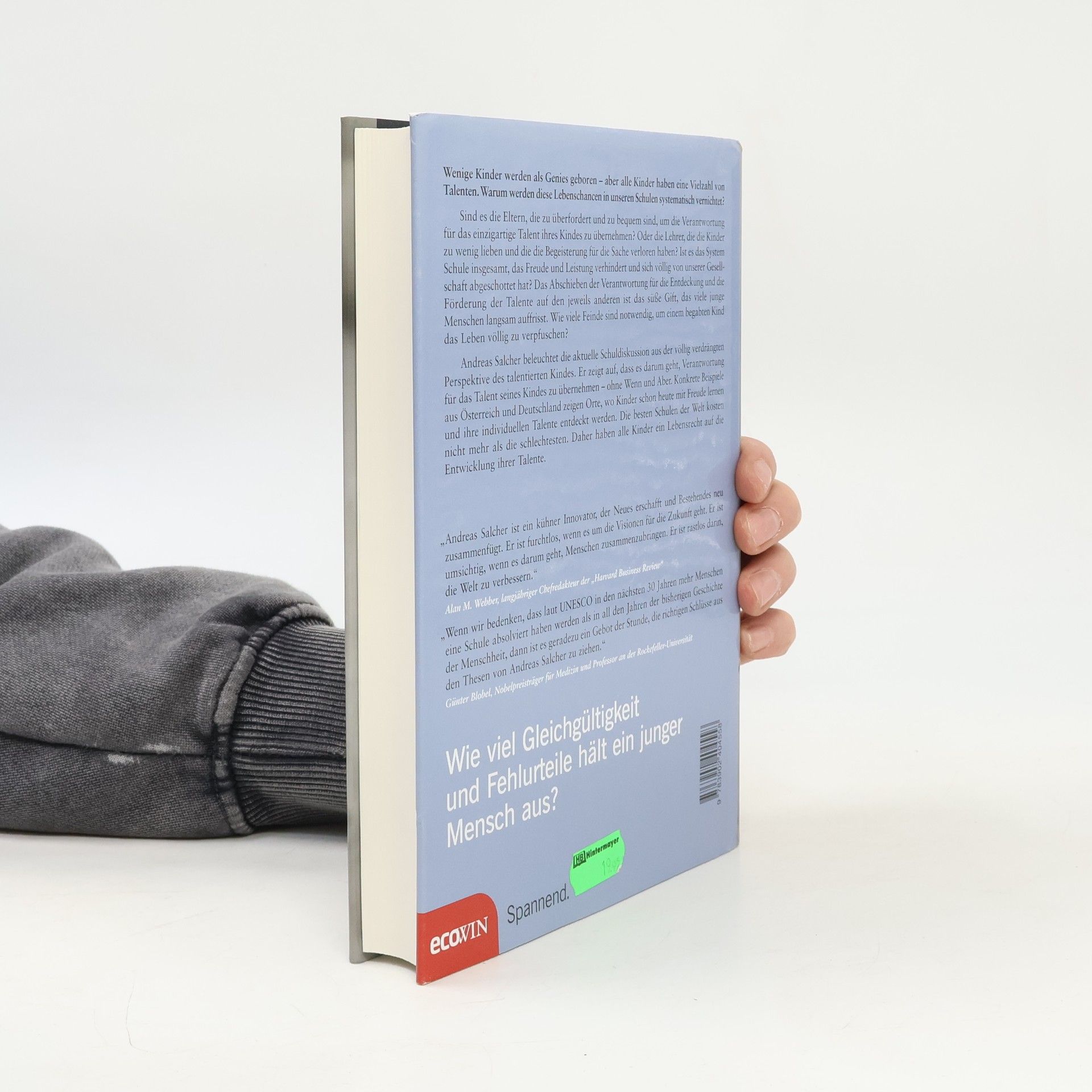 Andreas Salcher Der talentierte Schüler und seine Feinde