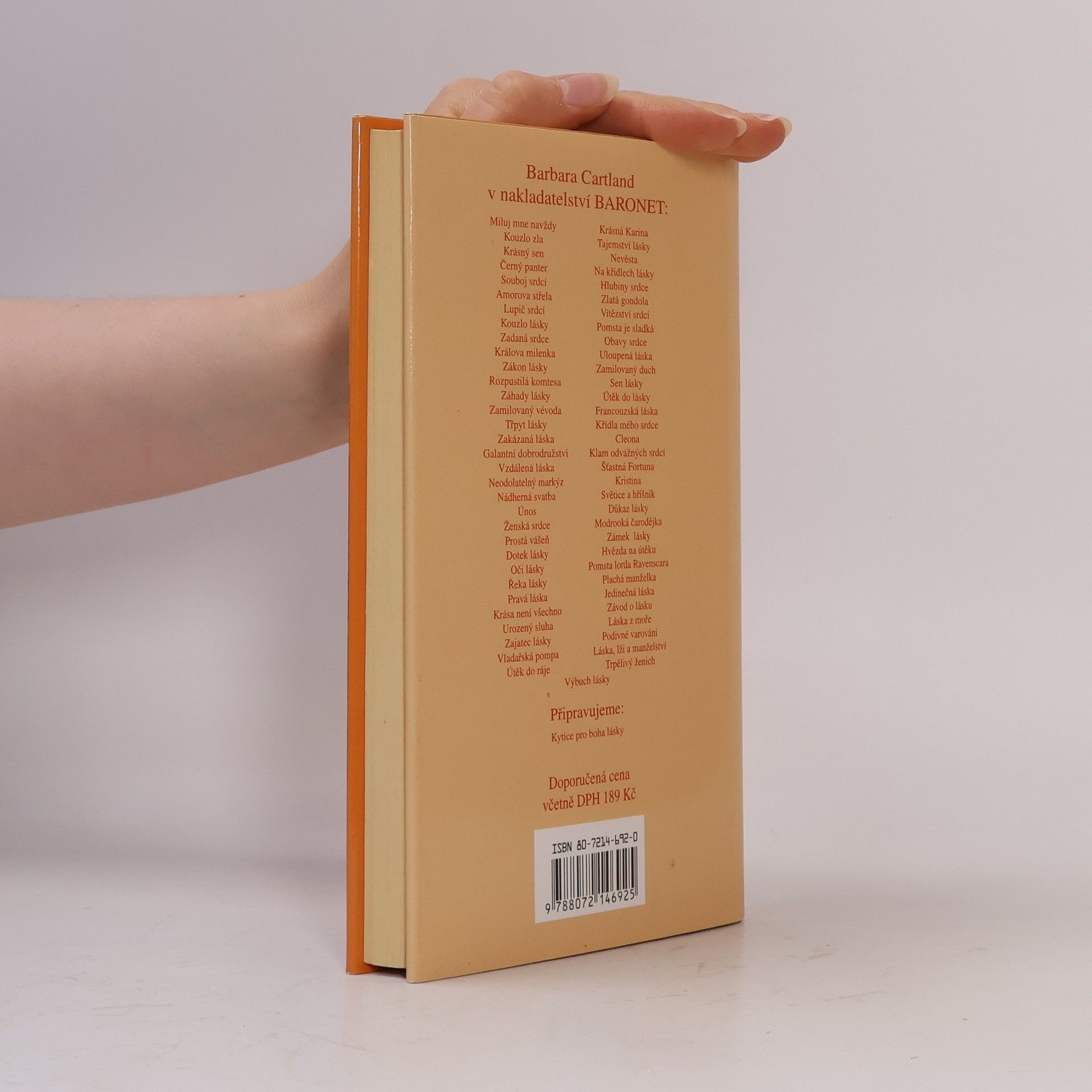 Barbara Cartland Výbuch lásky