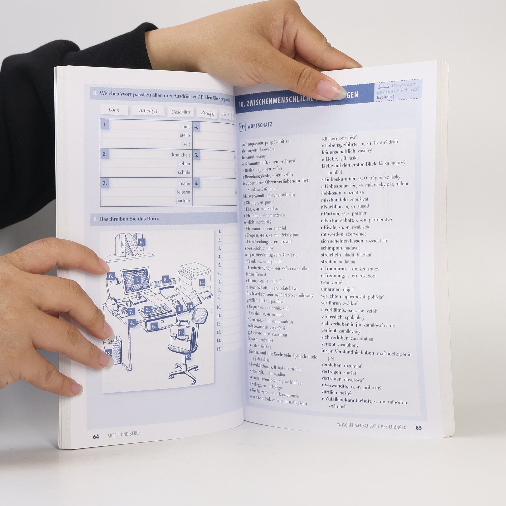 Kolektiv autorů Cvičebnica nemeckej slovnej zásoby = Übungsbuch des deutschen Wortschatzes : 25 tematických okruhov nielen na maturitu