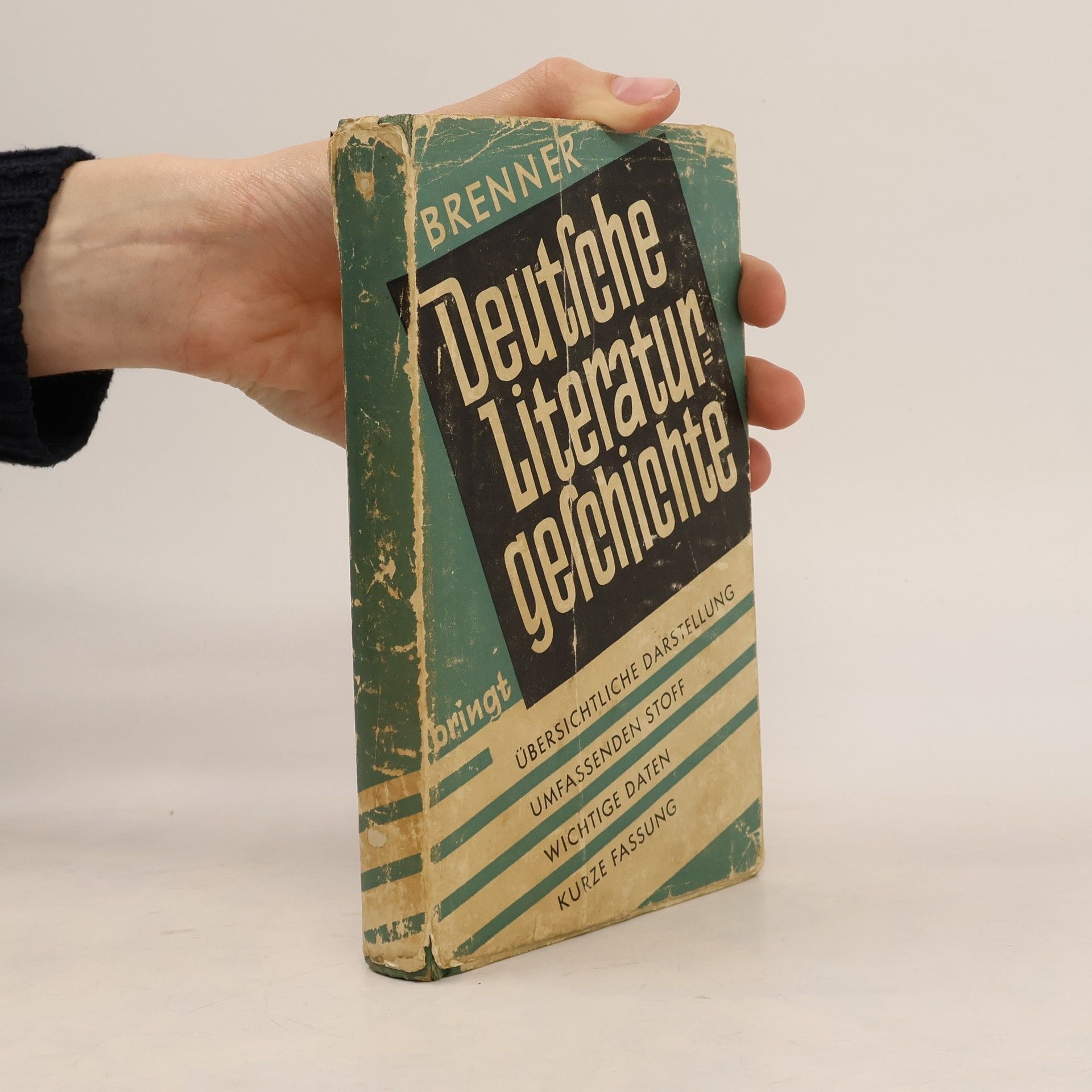 Emil Brenner Deutsche Literaturgeschichte