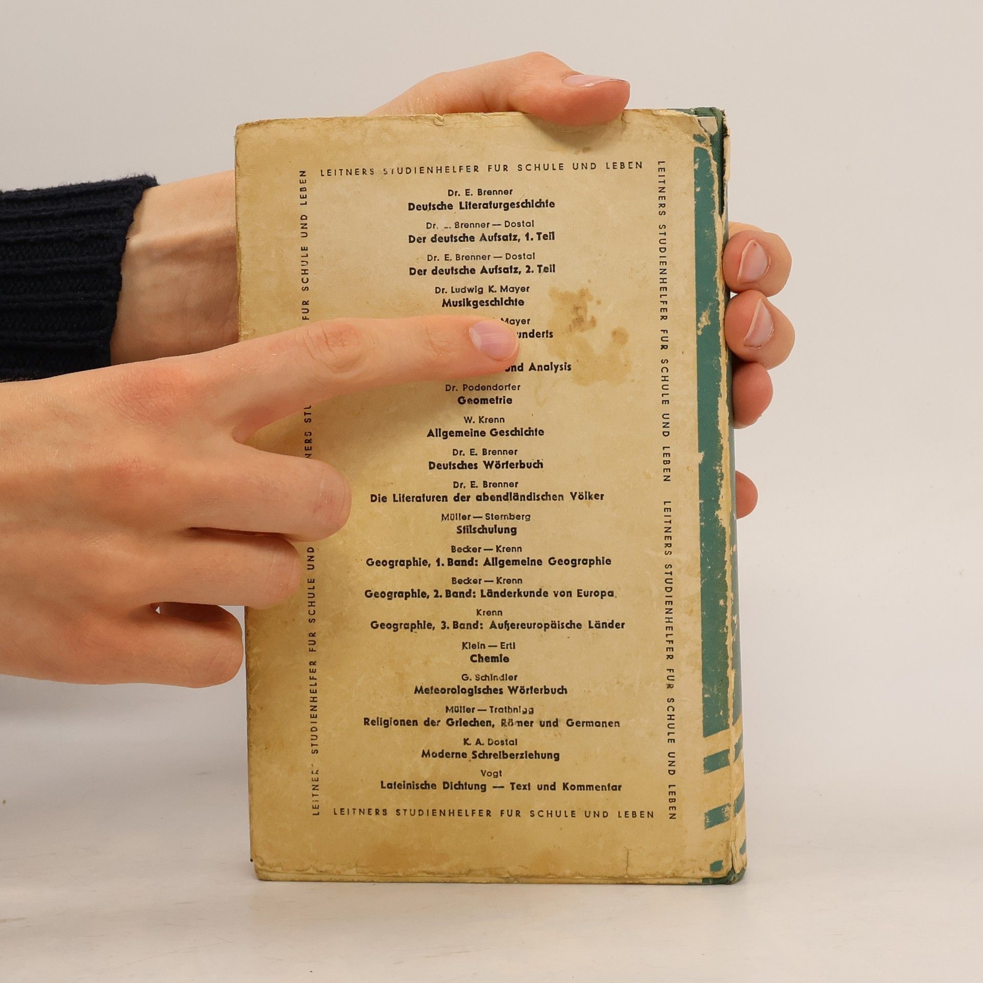 Emil Brenner Deutsche Literaturgeschichte