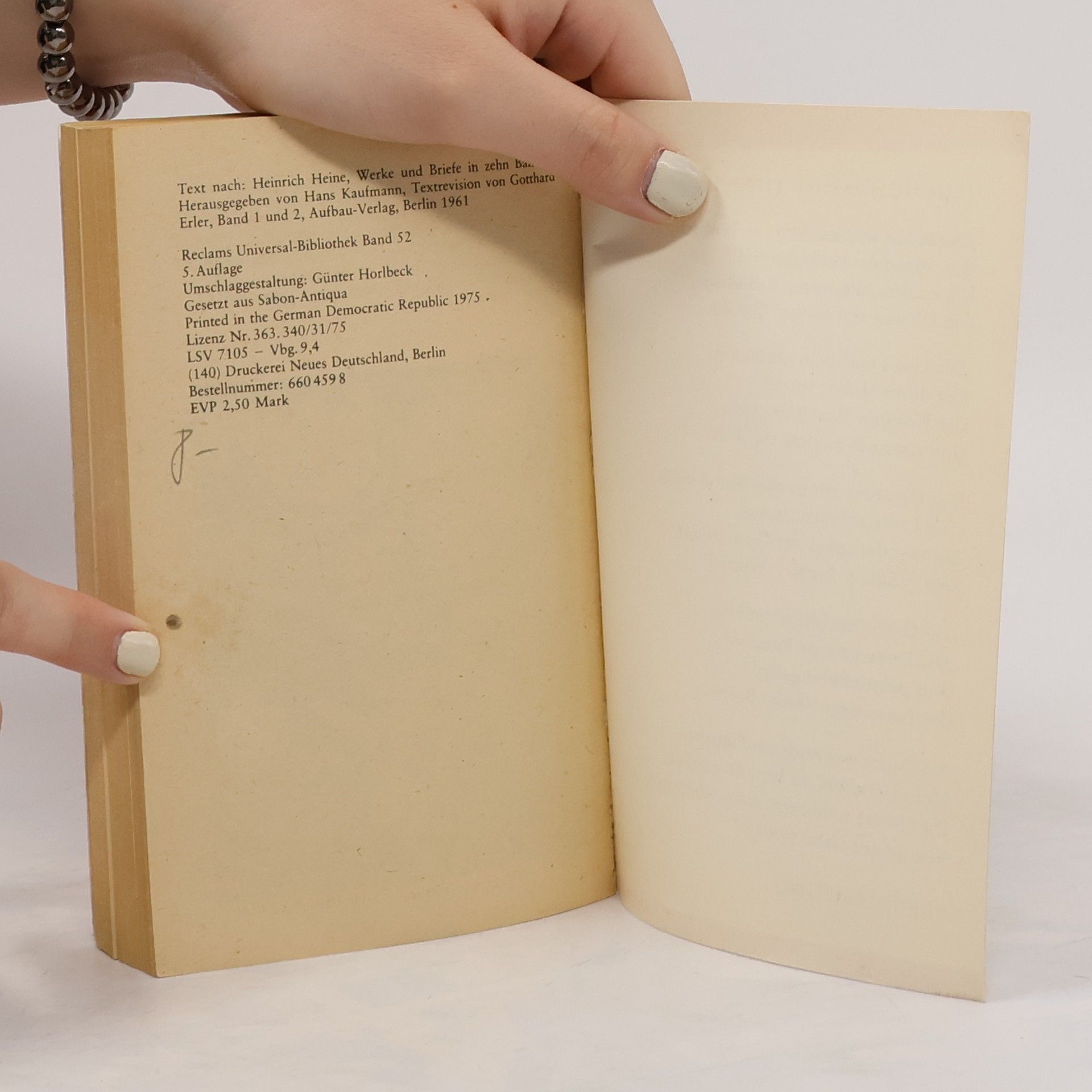 Heinrich Heine Buch der Leider