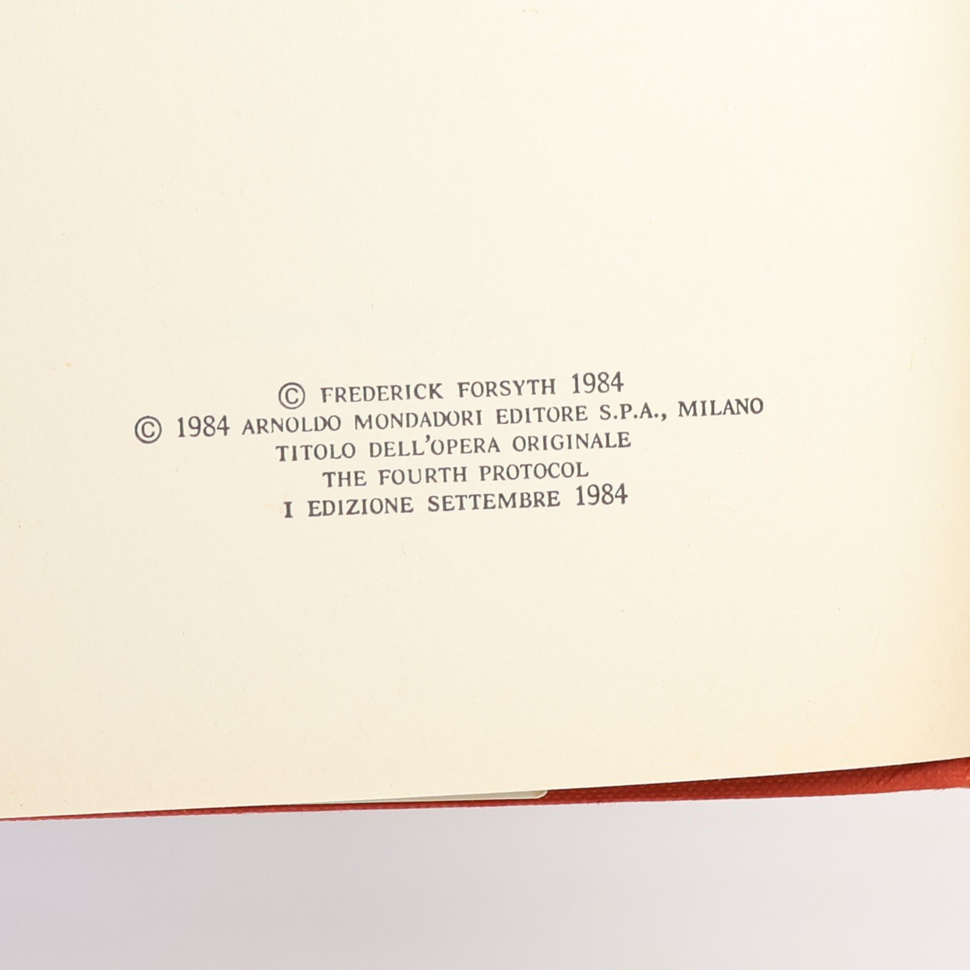 Frederick Forsyth Il Quarto Protocollo
