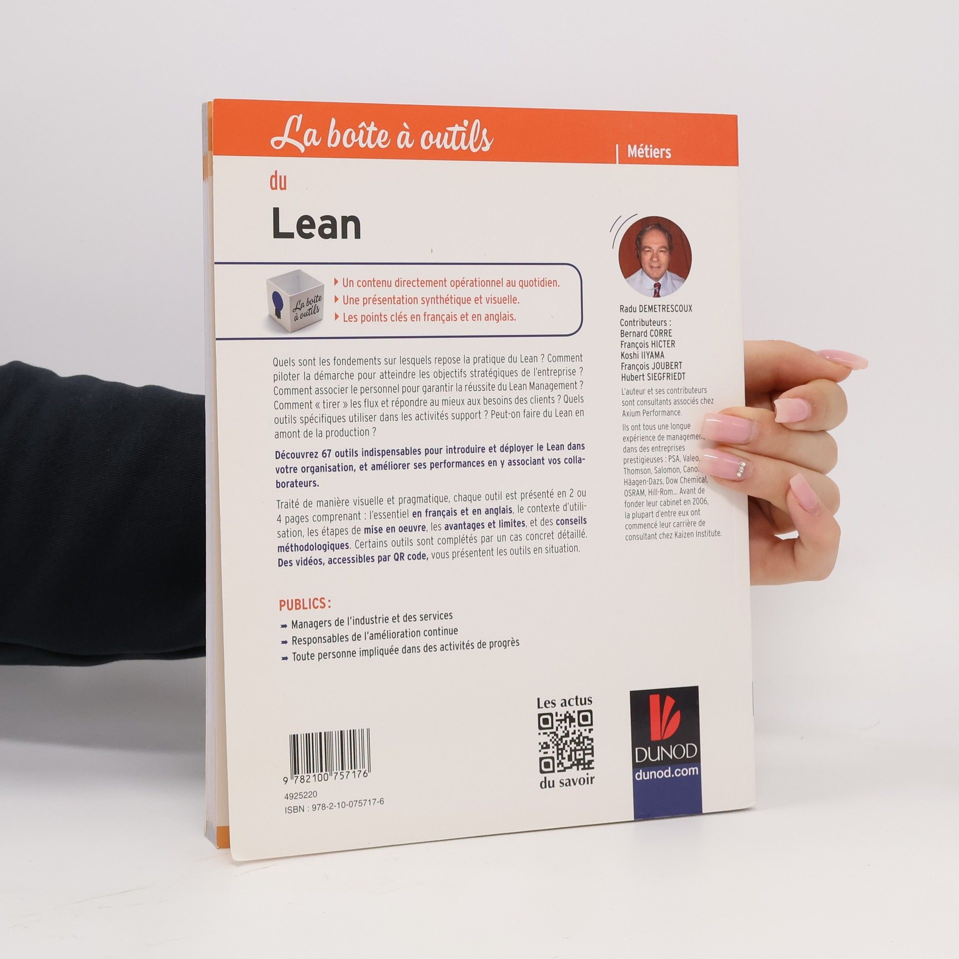 Radu Demetrescoux La boîte à outils du Lean