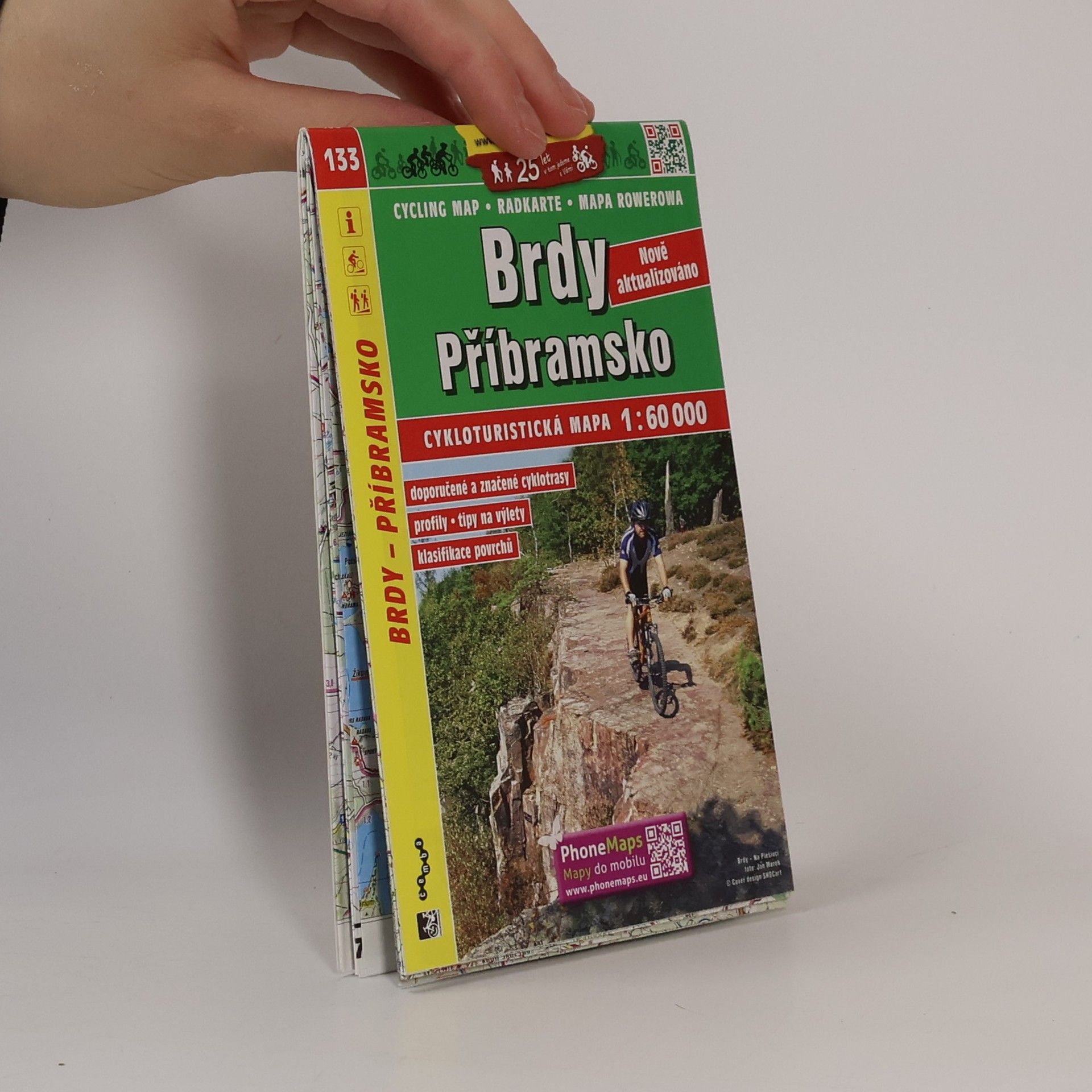 Brdy-Příbramsko 1:60T - cyklomapa