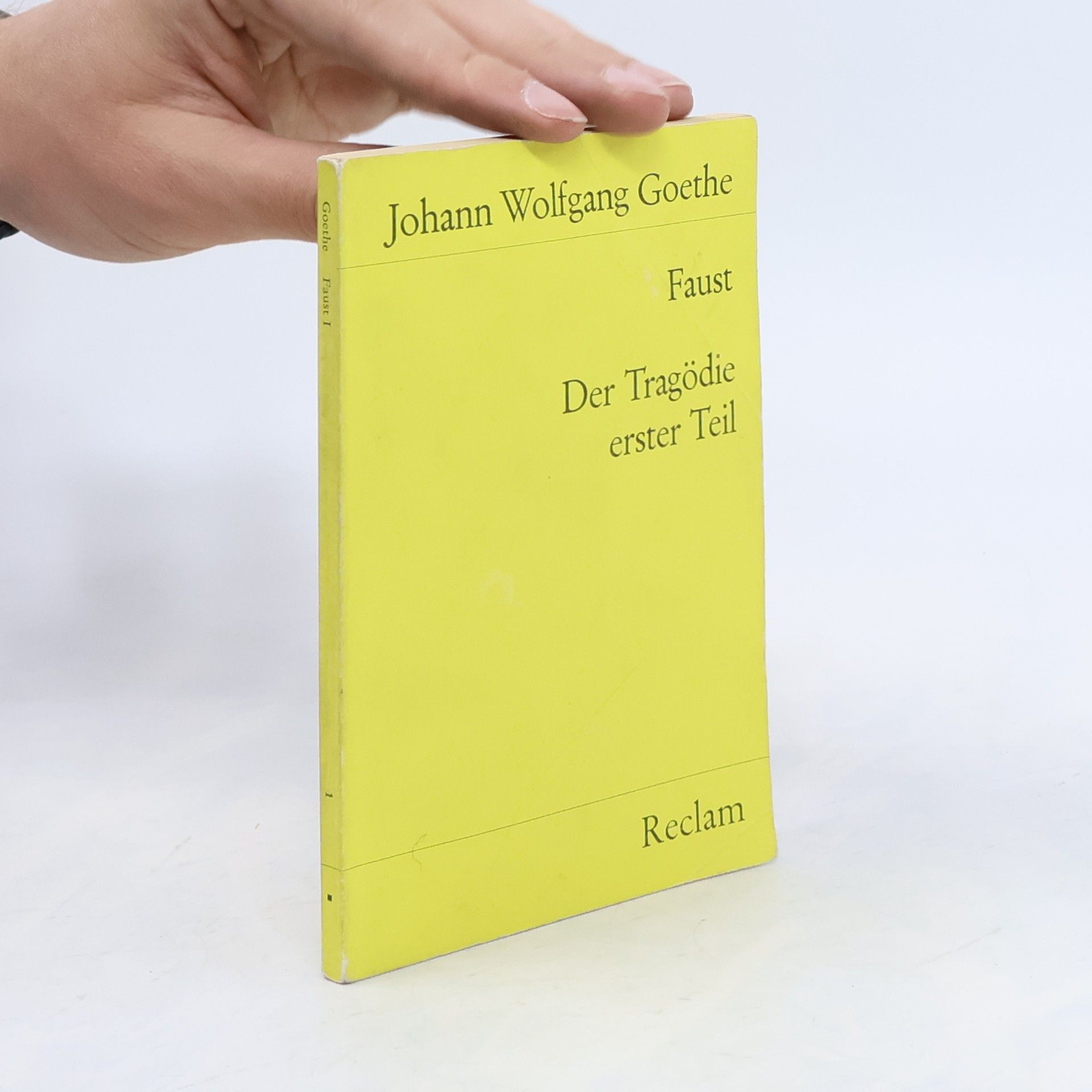 Johann Wolfgang von Goethe Faust : der Tragödie Erster teil