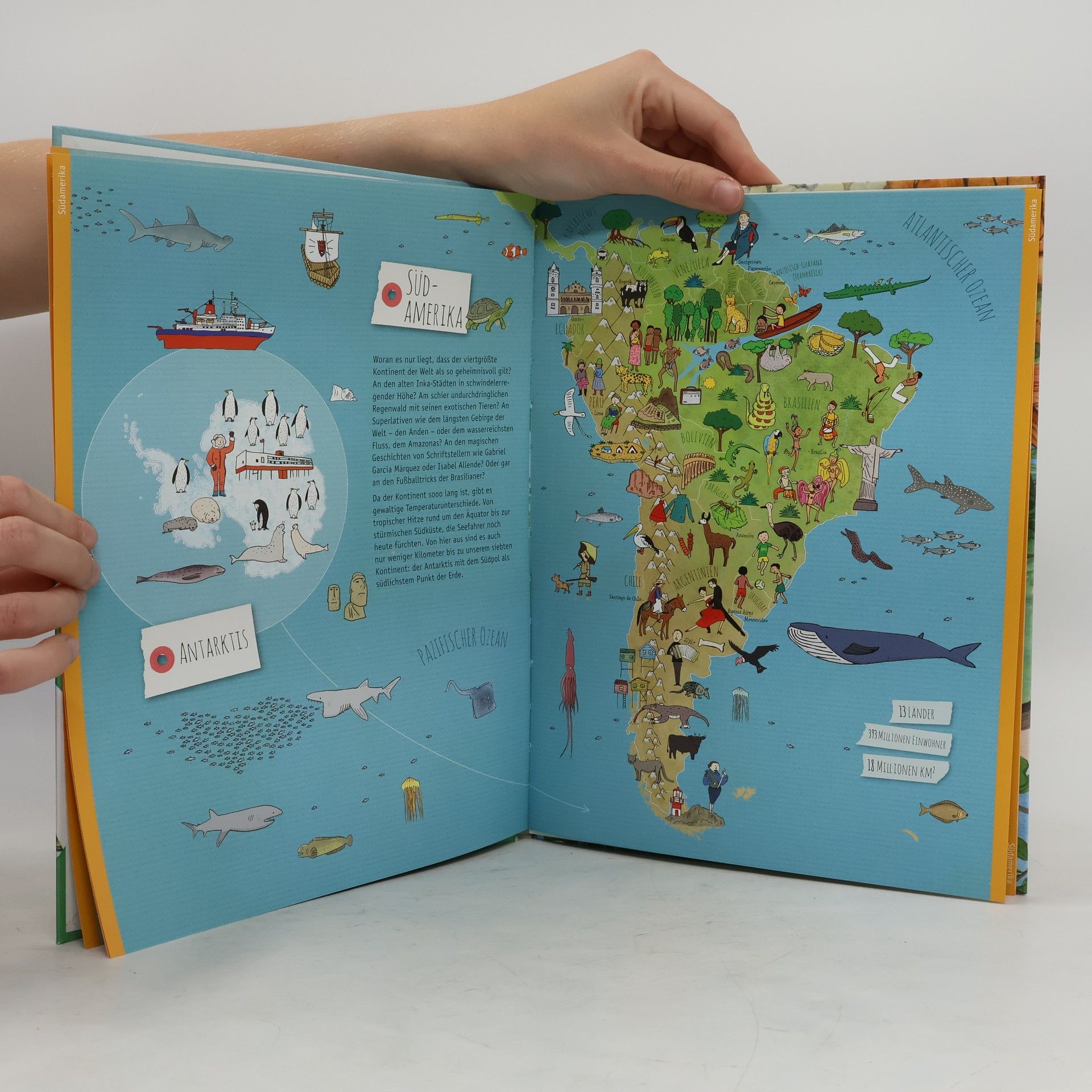 Collectif d'auteurs Mein großer Atlas der Erde und ihrer Tiere