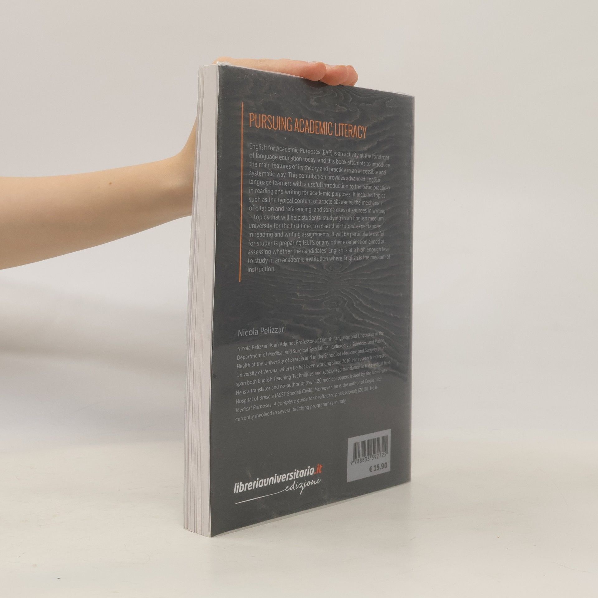 Nicola Pelizzari Studi e Progetti: Pursuing Academic Literacy. An Advanced Resource Book for English Language Learners