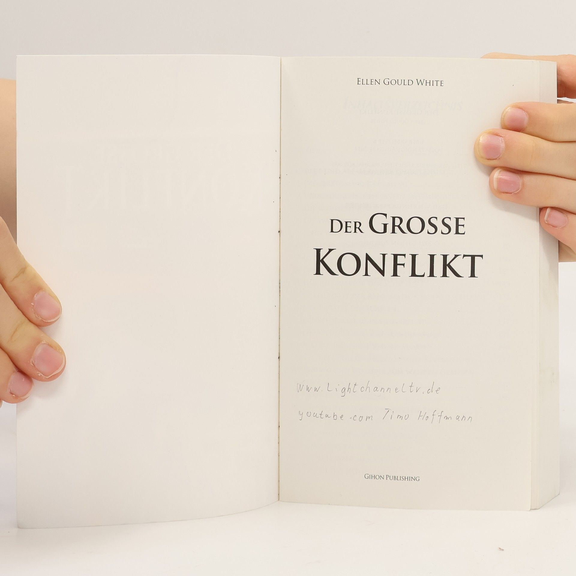 Ellen G. White Der grosse Konflikt