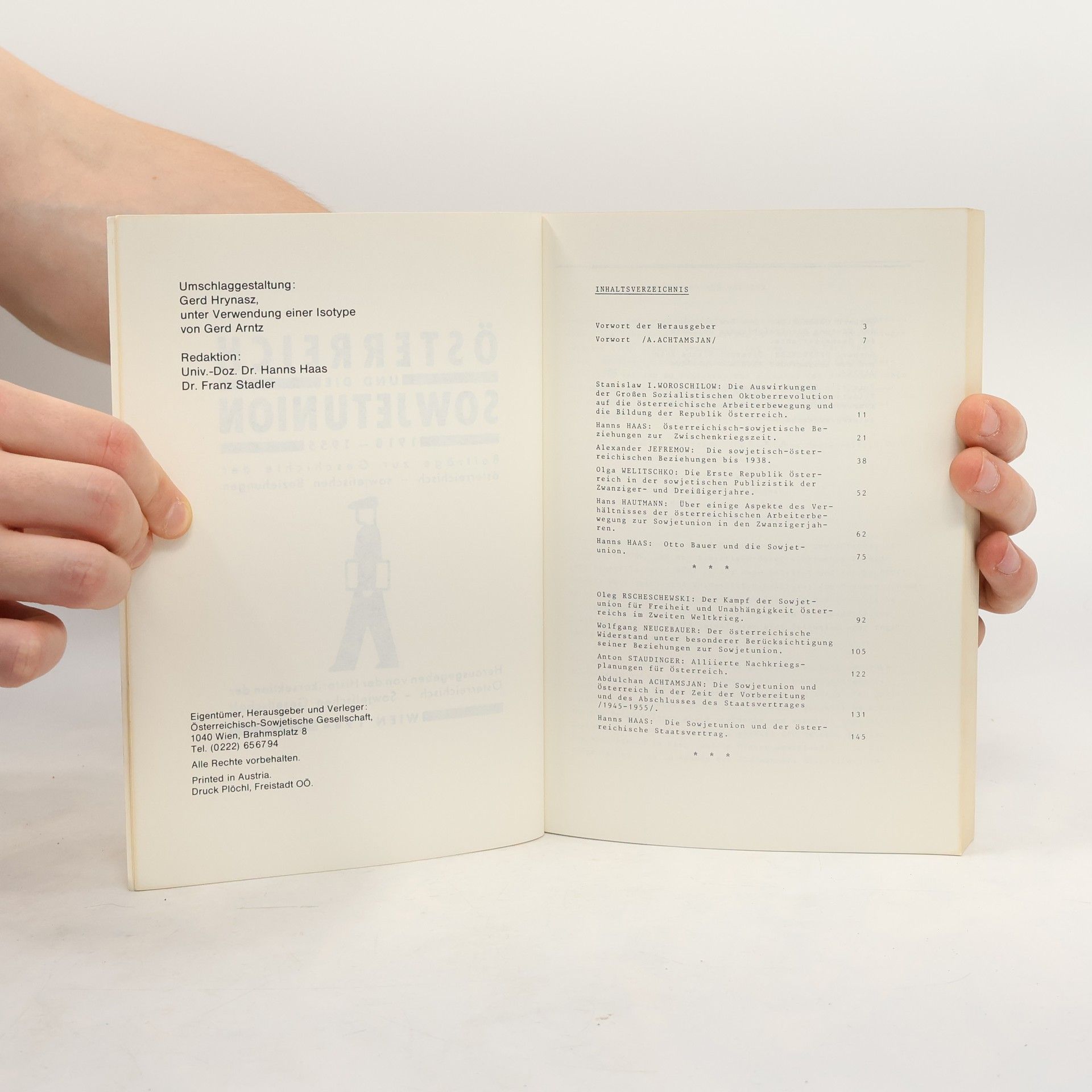 Kolektiv autorů Österreich und die Sowjetunion 1918–1955