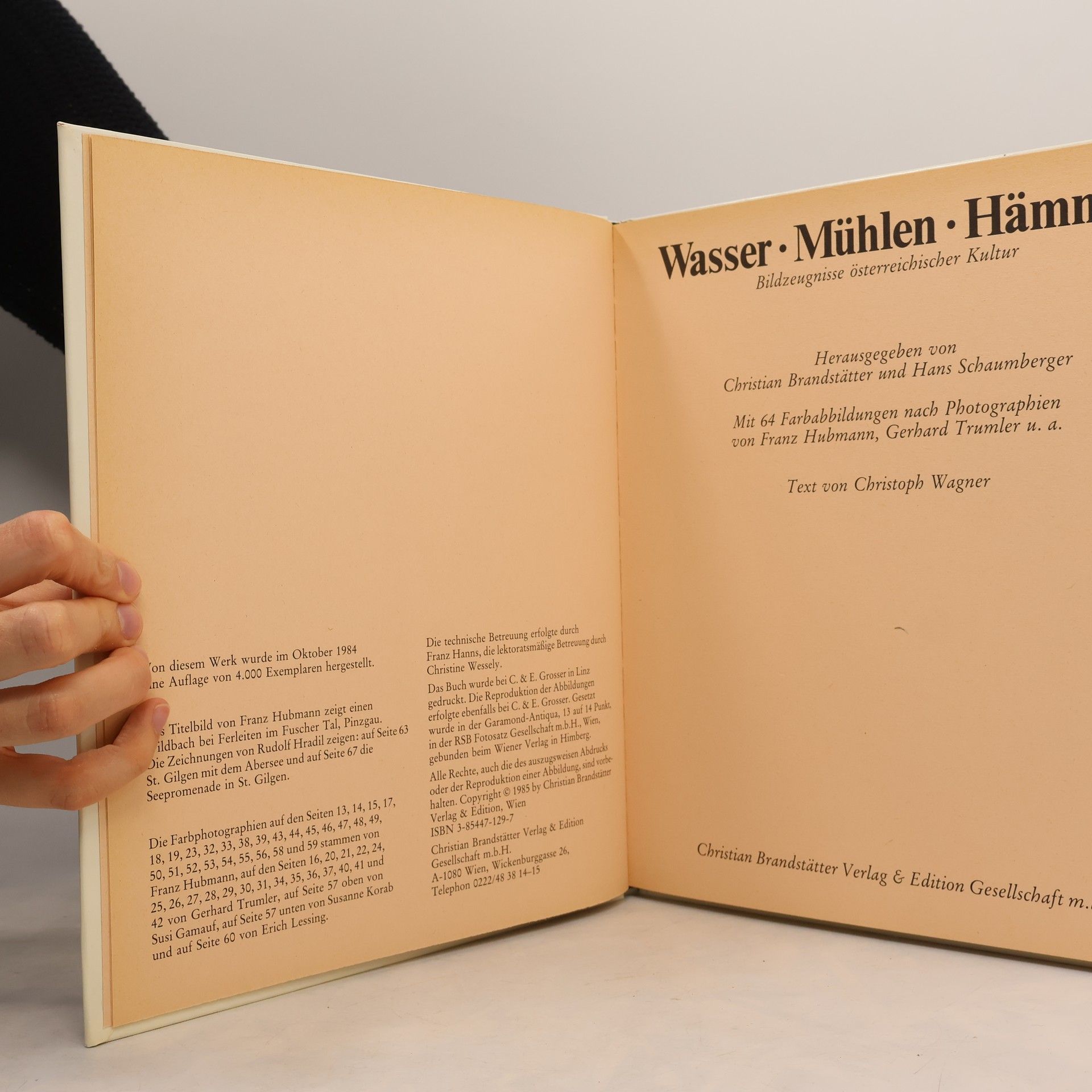 Christoph Wagner Wasser. Mühlen. Hämmer