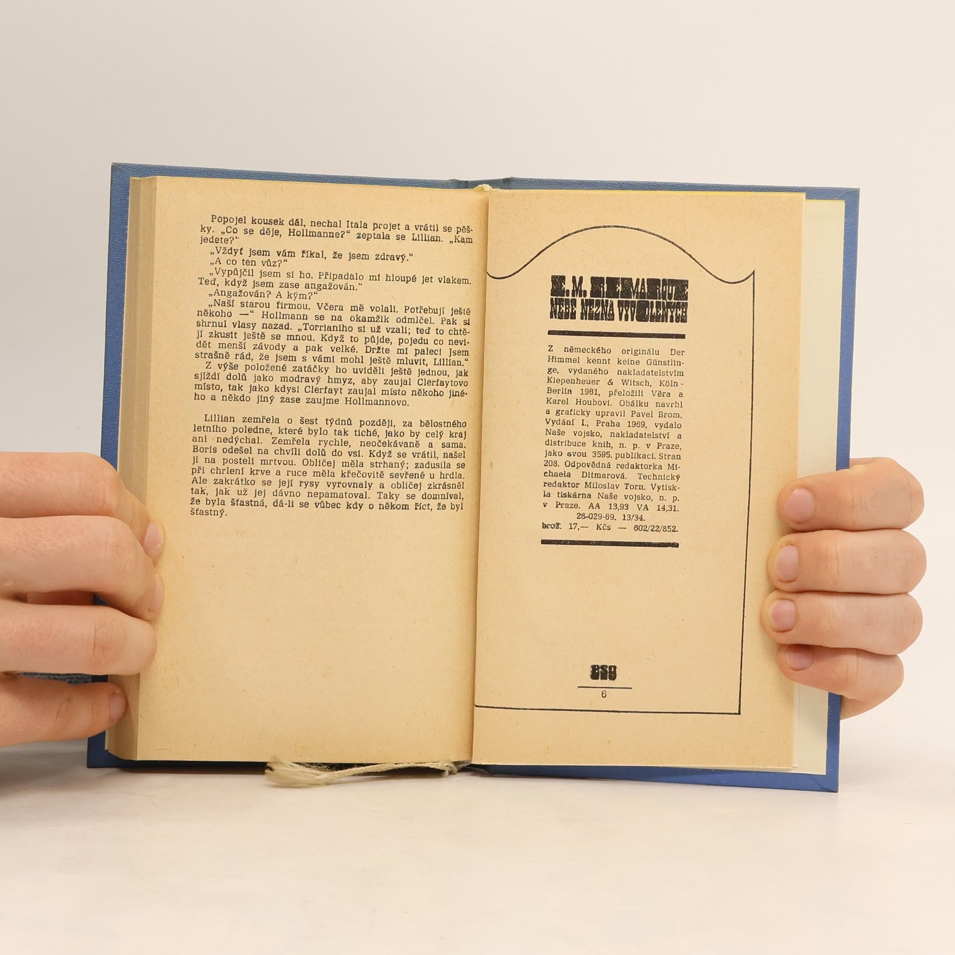 Erich Maria Remarque Nebe nezná vyvolených