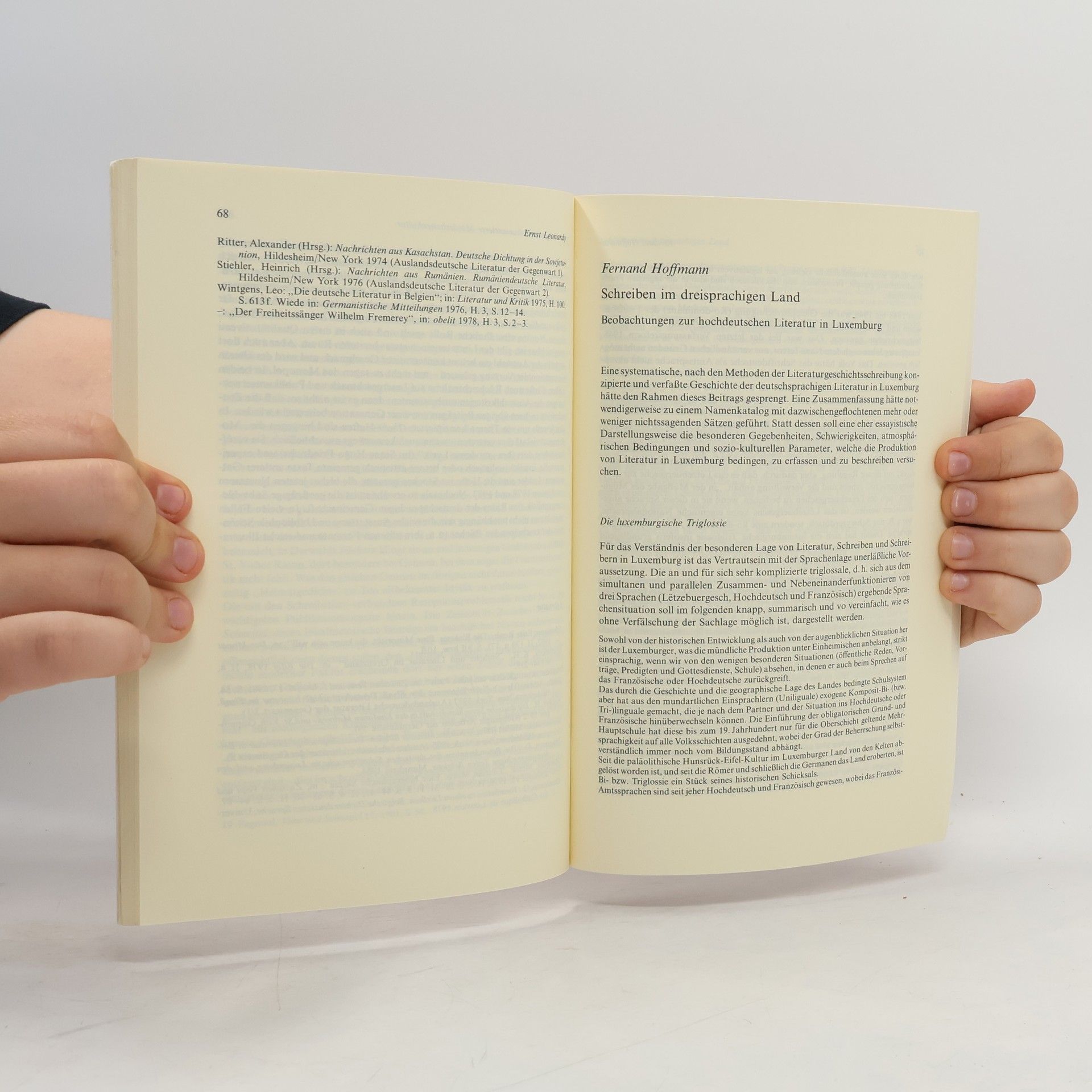 Alexander Ritter Zeitschrift für Literaturwissenschaft und Linguistik (LiLi) - 13: Deutschsprachige Literatur im Ausland