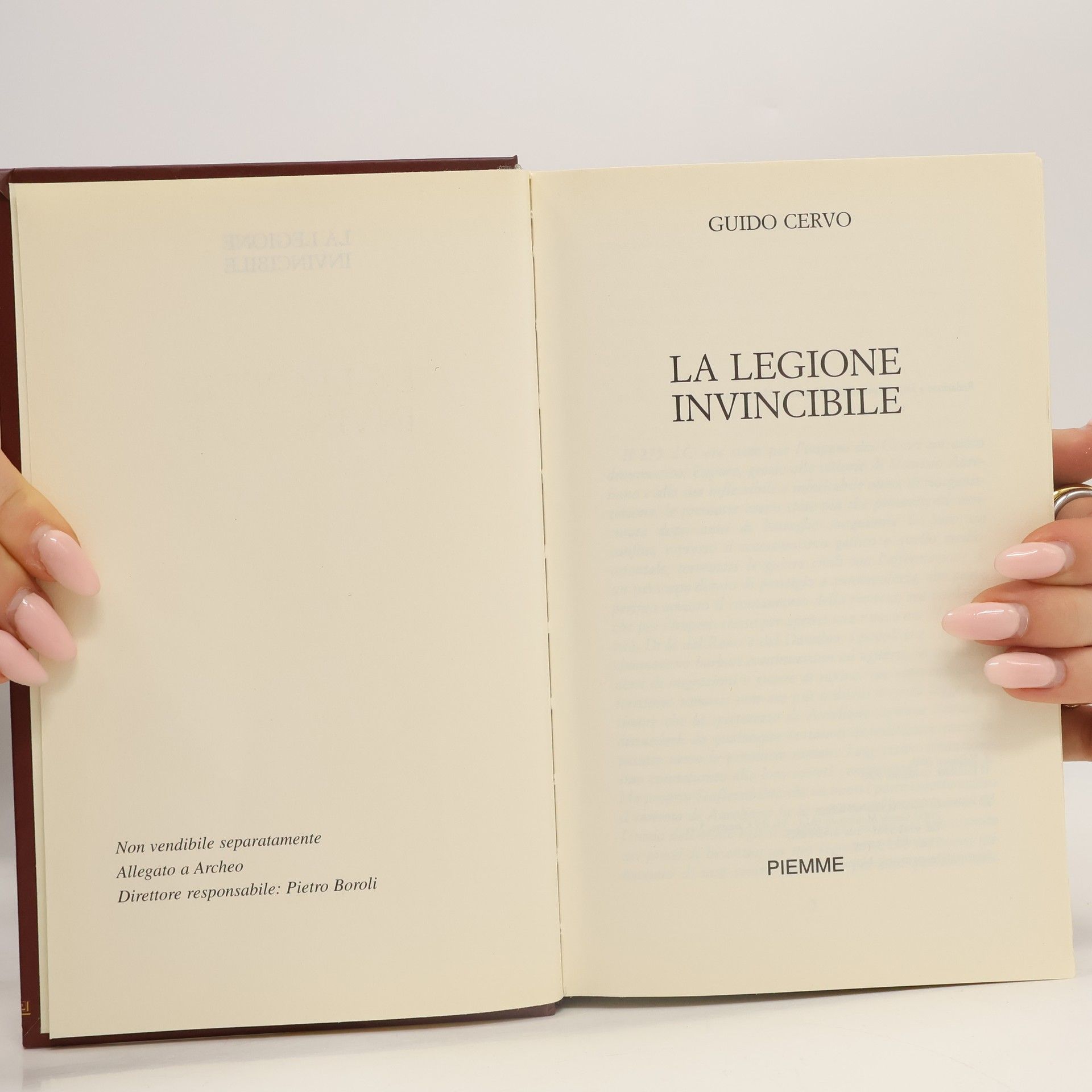 Guido Cervo La legione invincibile