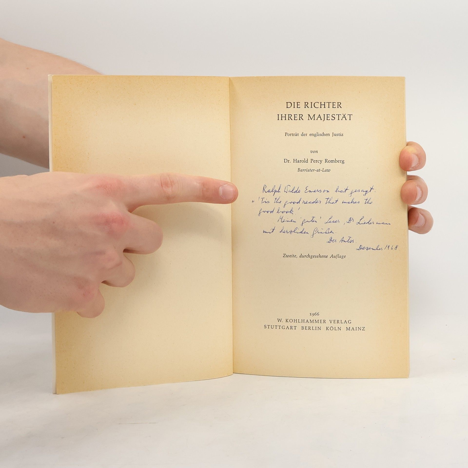 Harold Percy Romberg Die Richter Ihrer Majestät