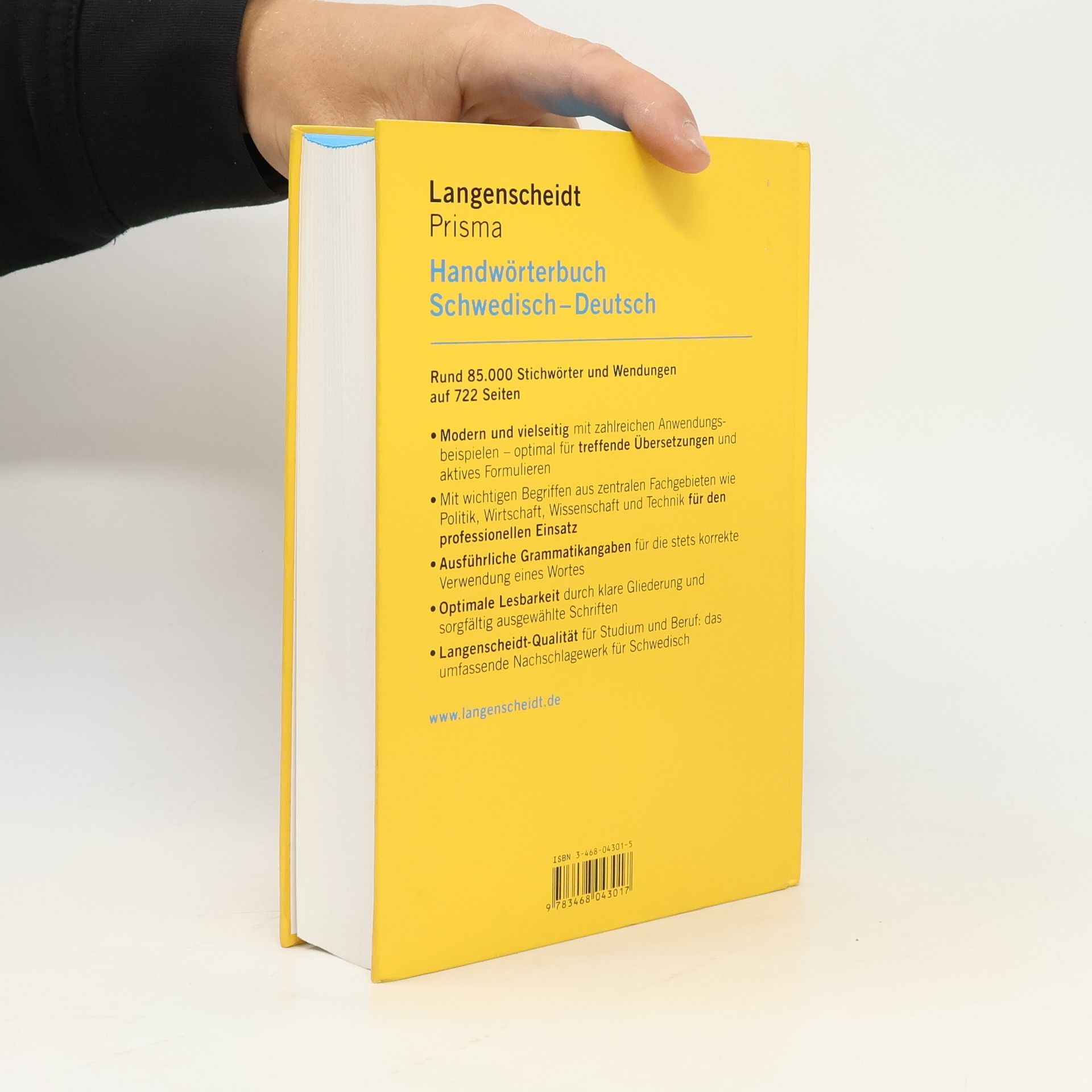 Autorenkollektiv Prisma Handwörterbuch Schwedisch-Deutsch