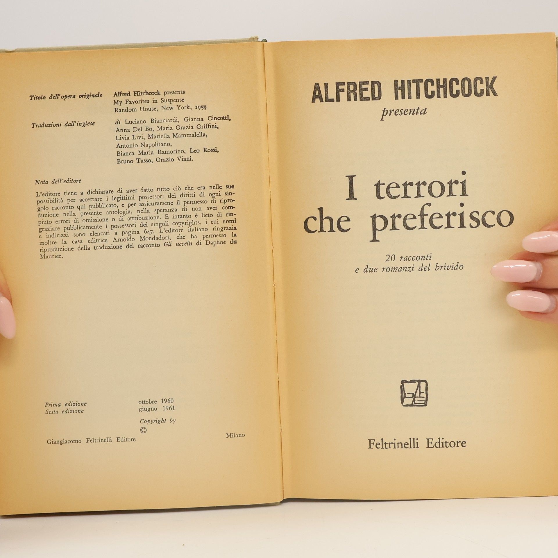 Alfred Hitchcock I terrori che preferisco