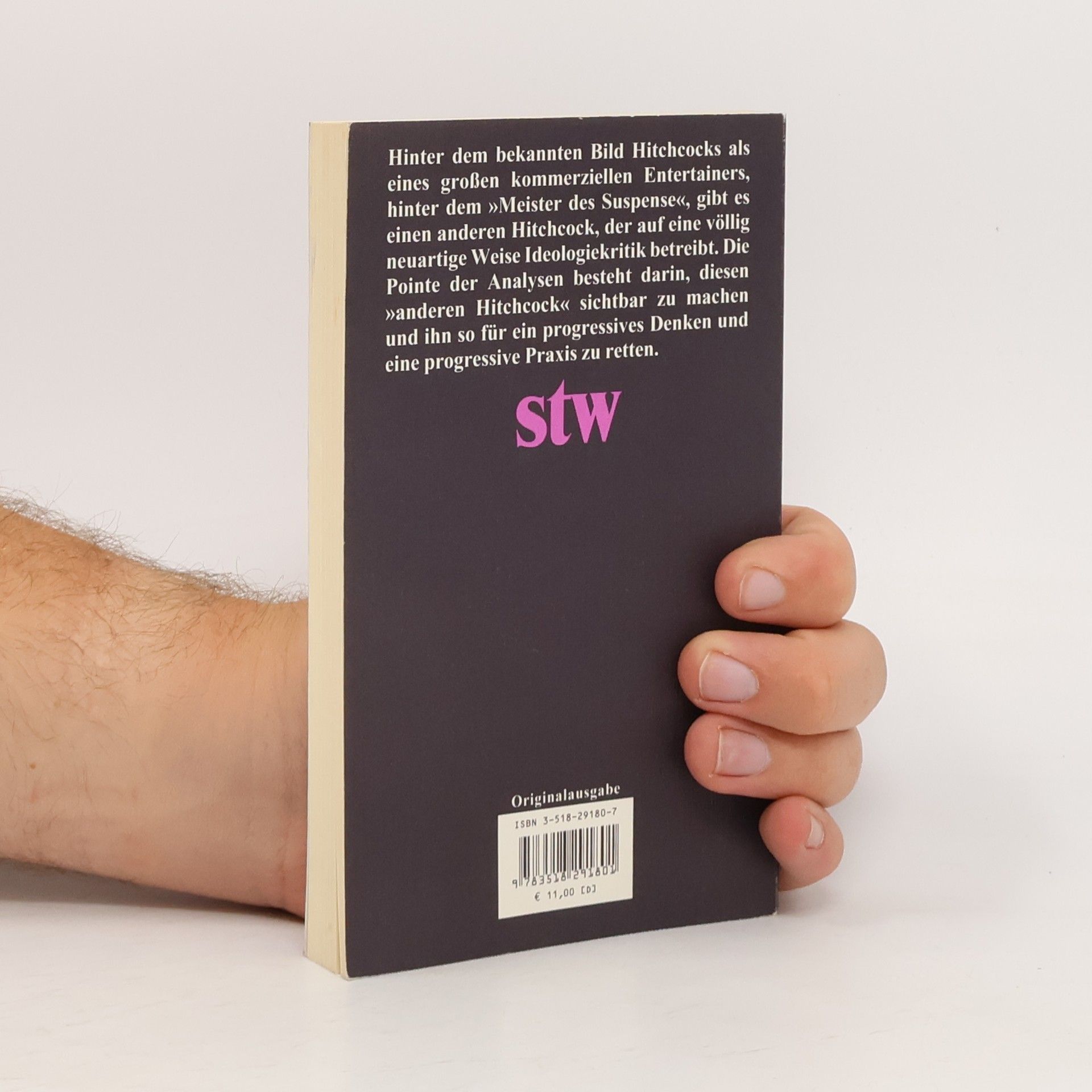 Slavoj Žižek Was Sie immer schon über Lacan wissen wollten und Hitchcock nie zu fragen wagten