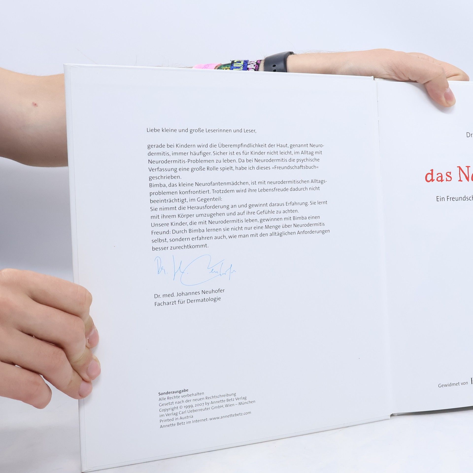 Johannes Neuhofer Bimba, das Neurofantenkind