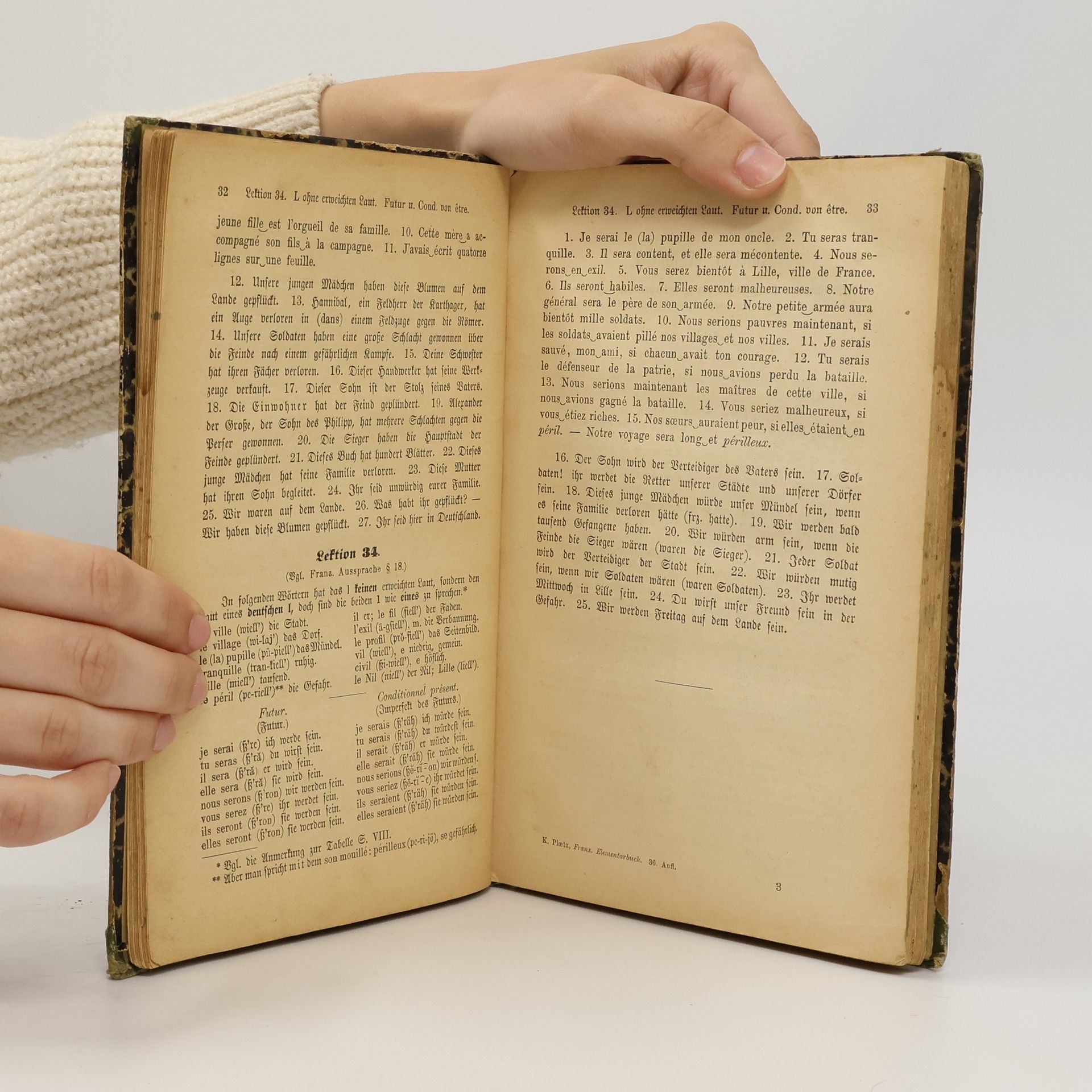 Karl Ploetz Elementarbuch der französischen Sprache