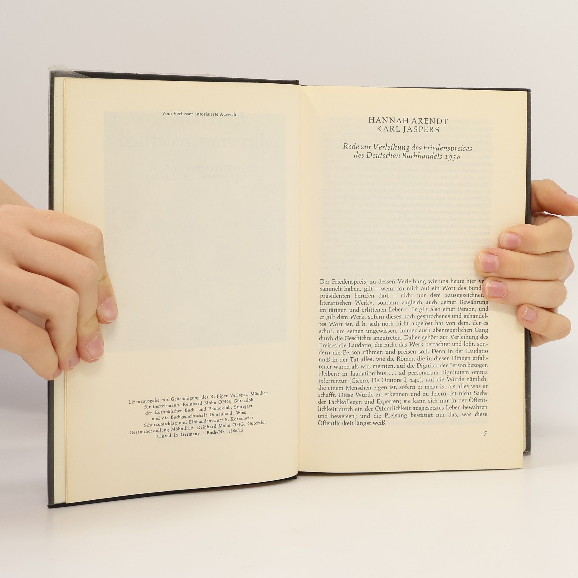 Karl Jaspers Mitverantwortlich