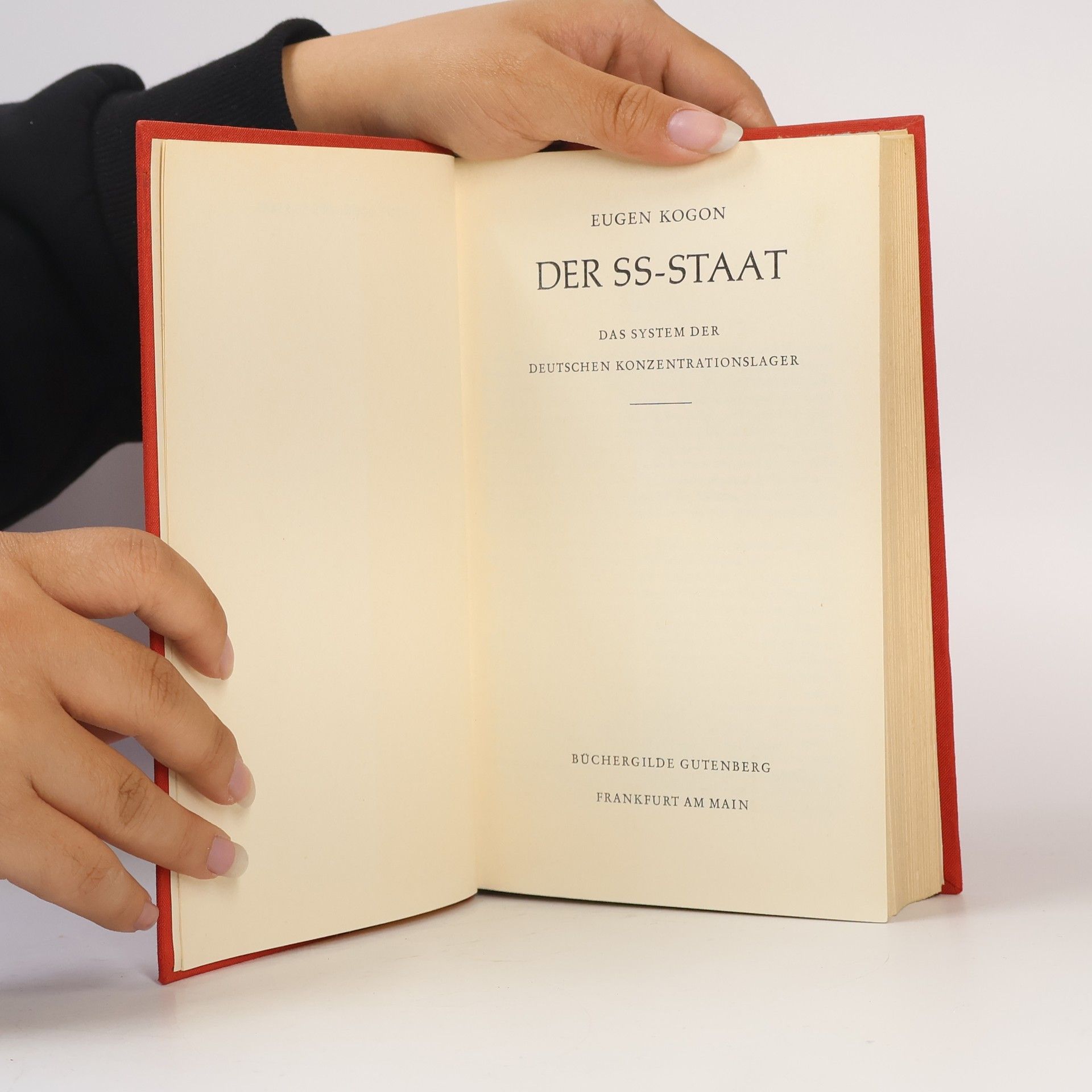 Eugen Kogon Der SS Staat