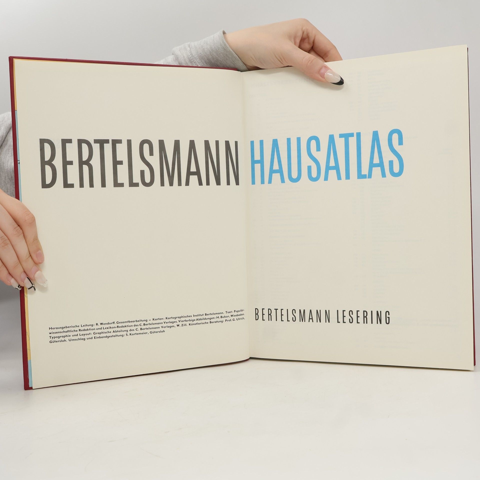 R. Wendorff Bertelsmann Hausatlas