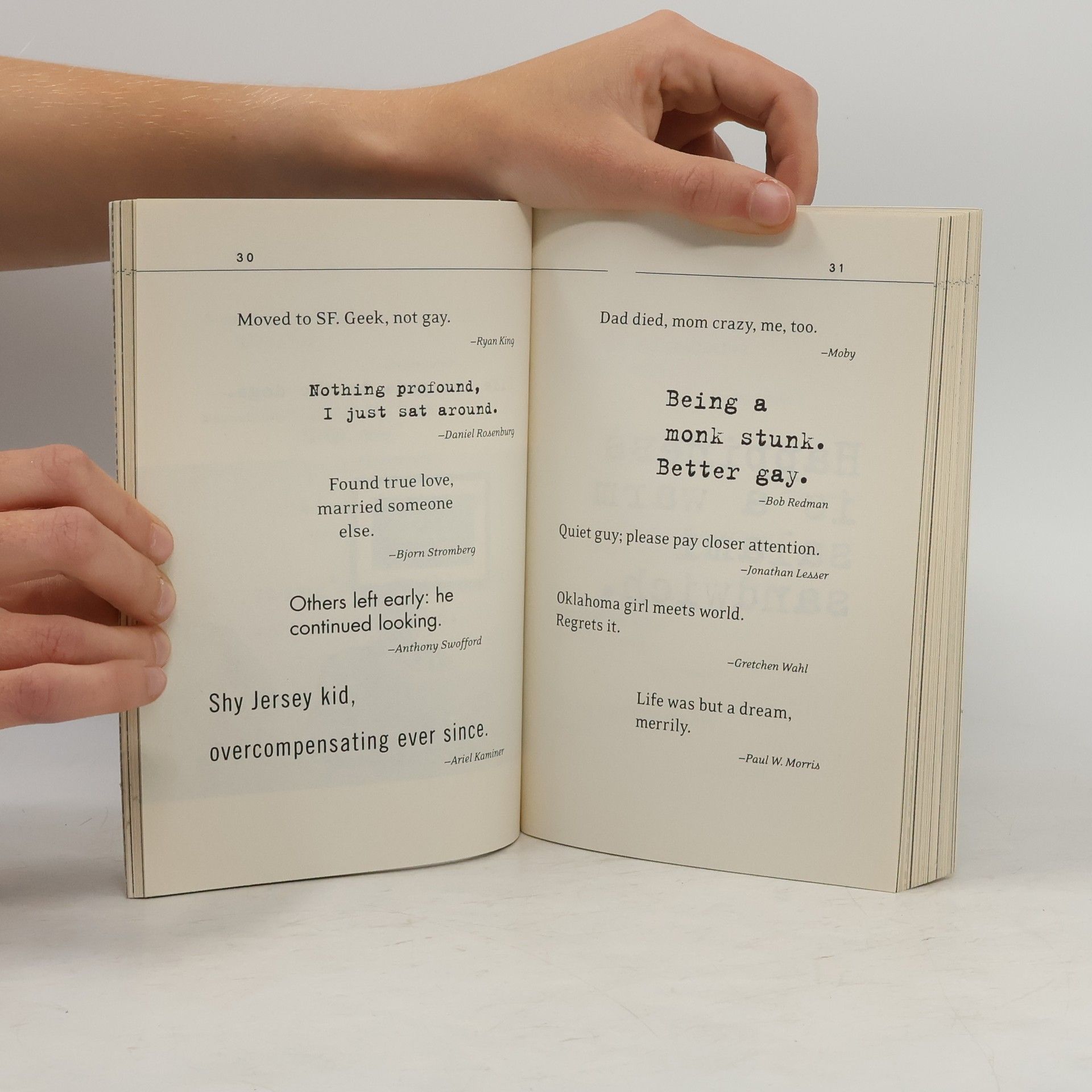 Larry Smith Six-Word Memoirs: Not Quite What I Was Planning