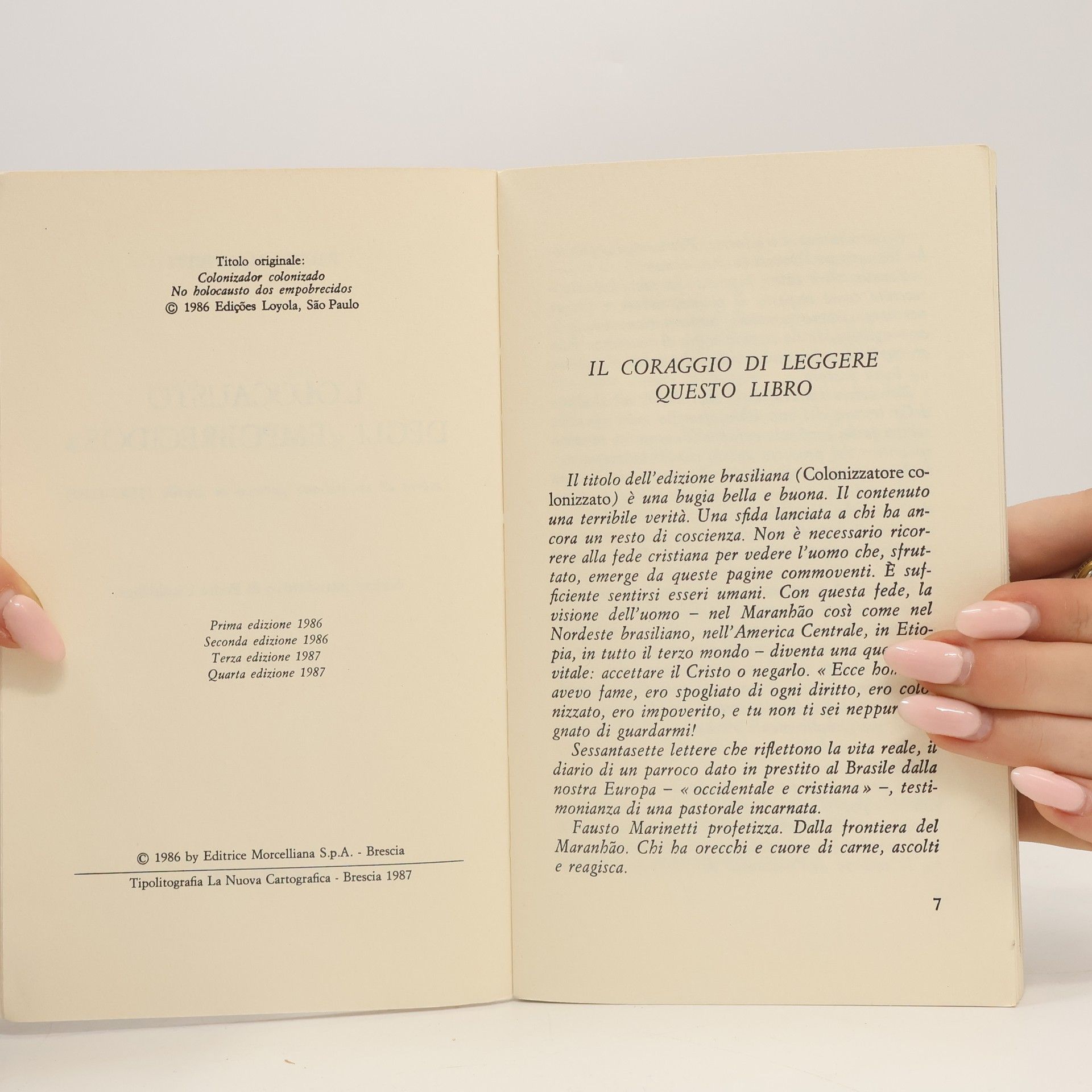 Fausto Marinetti L'olocausto degli Empobrecidos