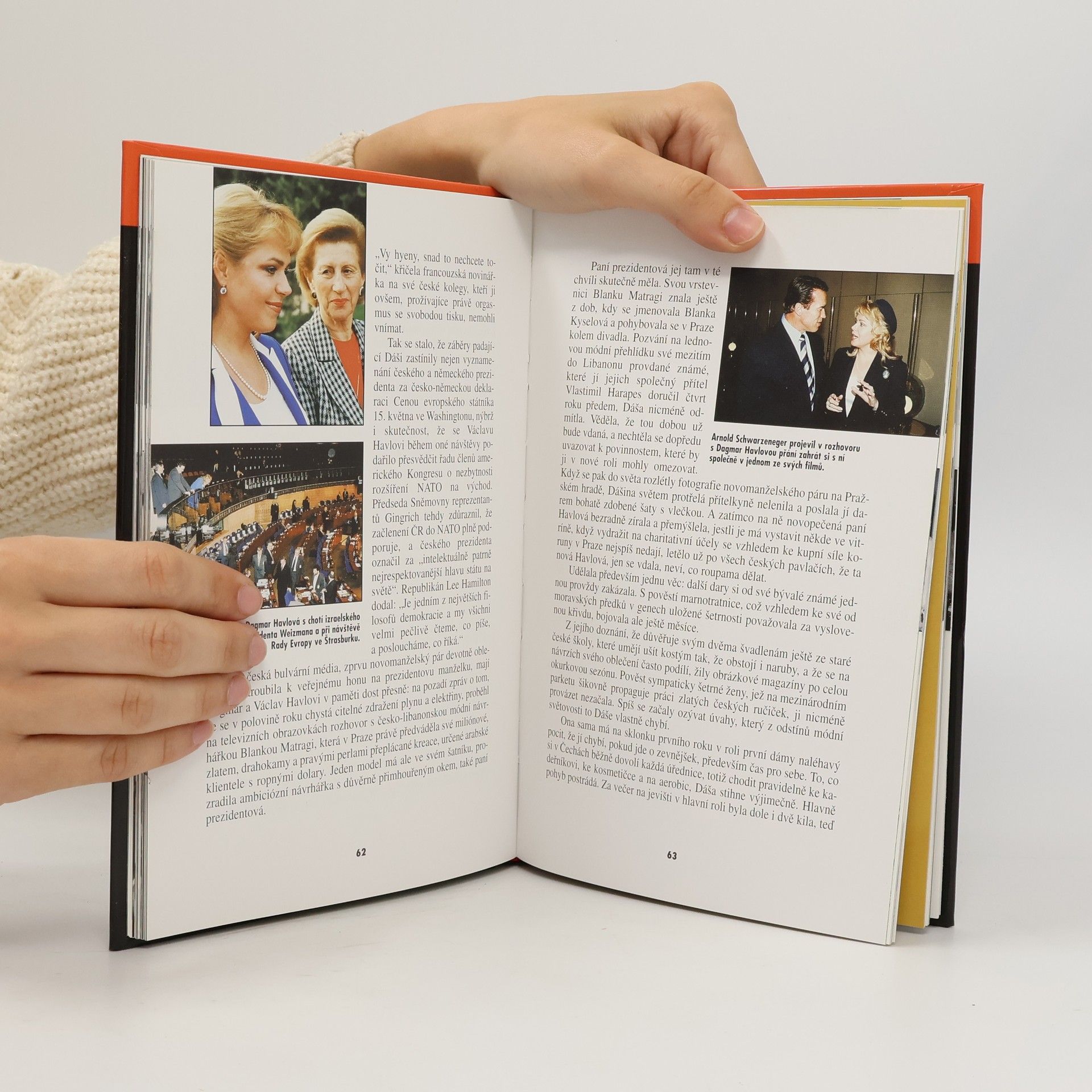 Lída Rakušanová Václav a Dagmar Havlovi