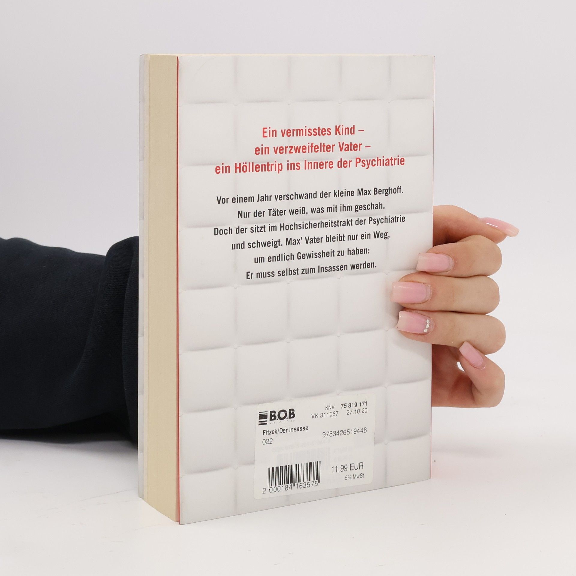 Sebastian Fitzek Der Insasse